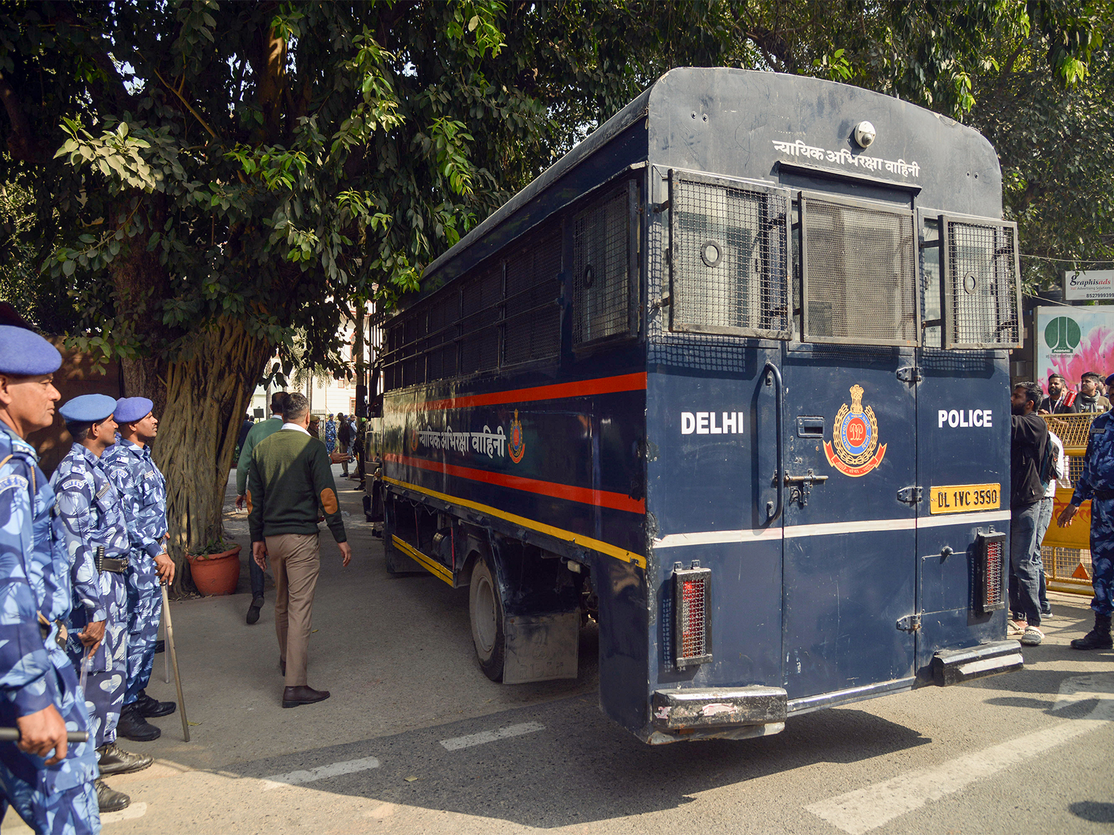 Visuals outside Patiala House Court in New Delhi (File Photo/ANI)