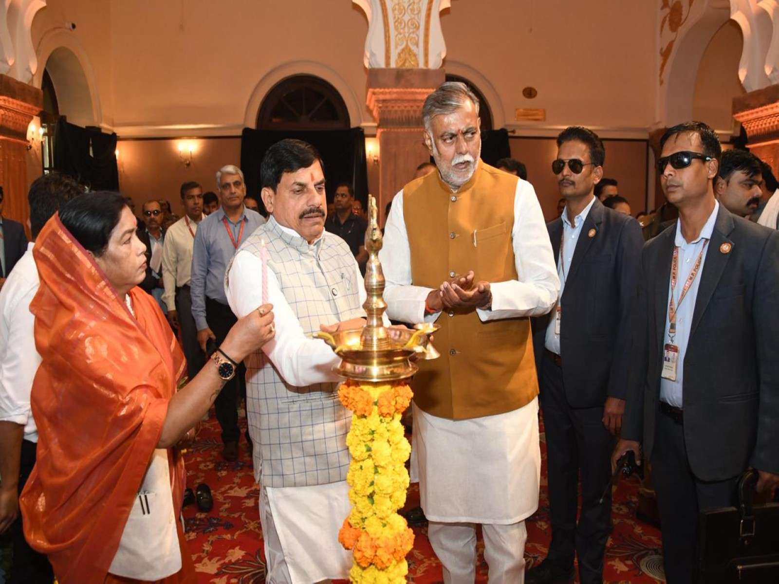 MP CM Mohan Yadav at an event (Photo/DPR)
