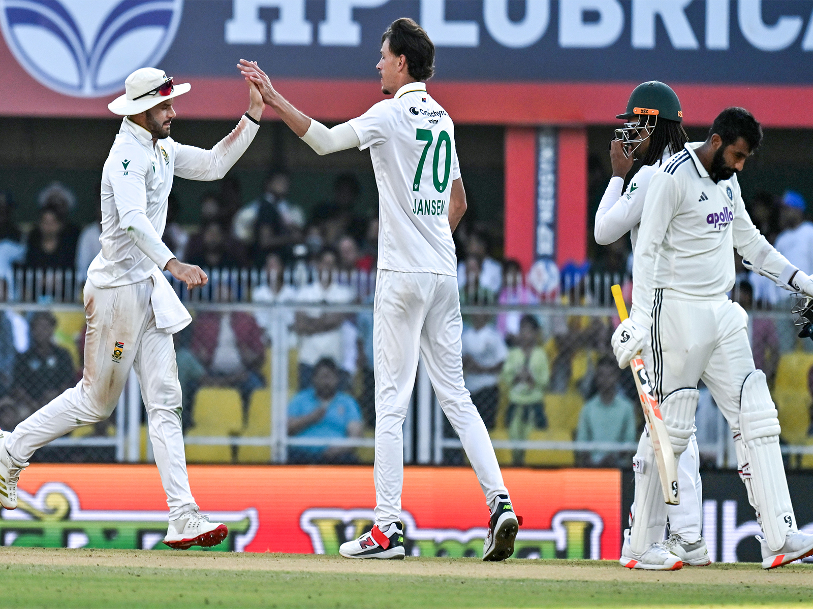 South Africa's Marco Jansen celebrating (Photo: ANI)