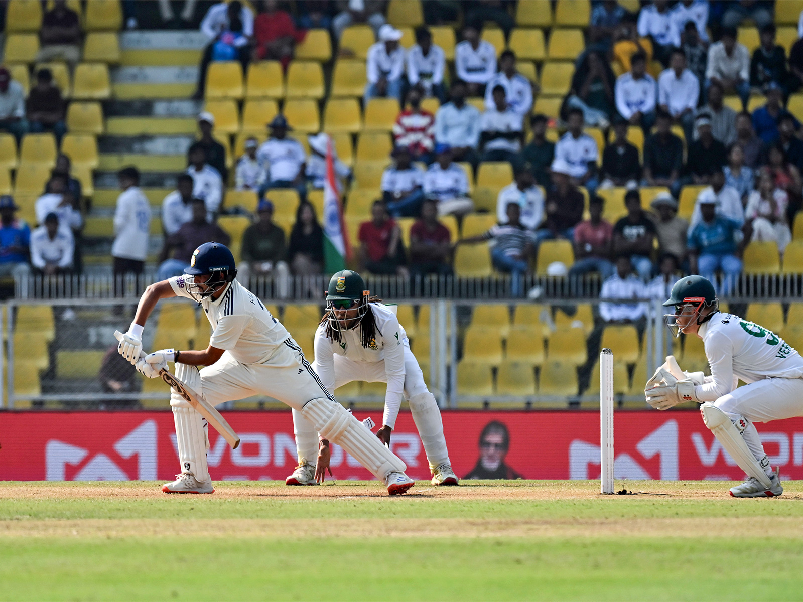 Kuldeep Yadav during his innings(Photo: ANI)