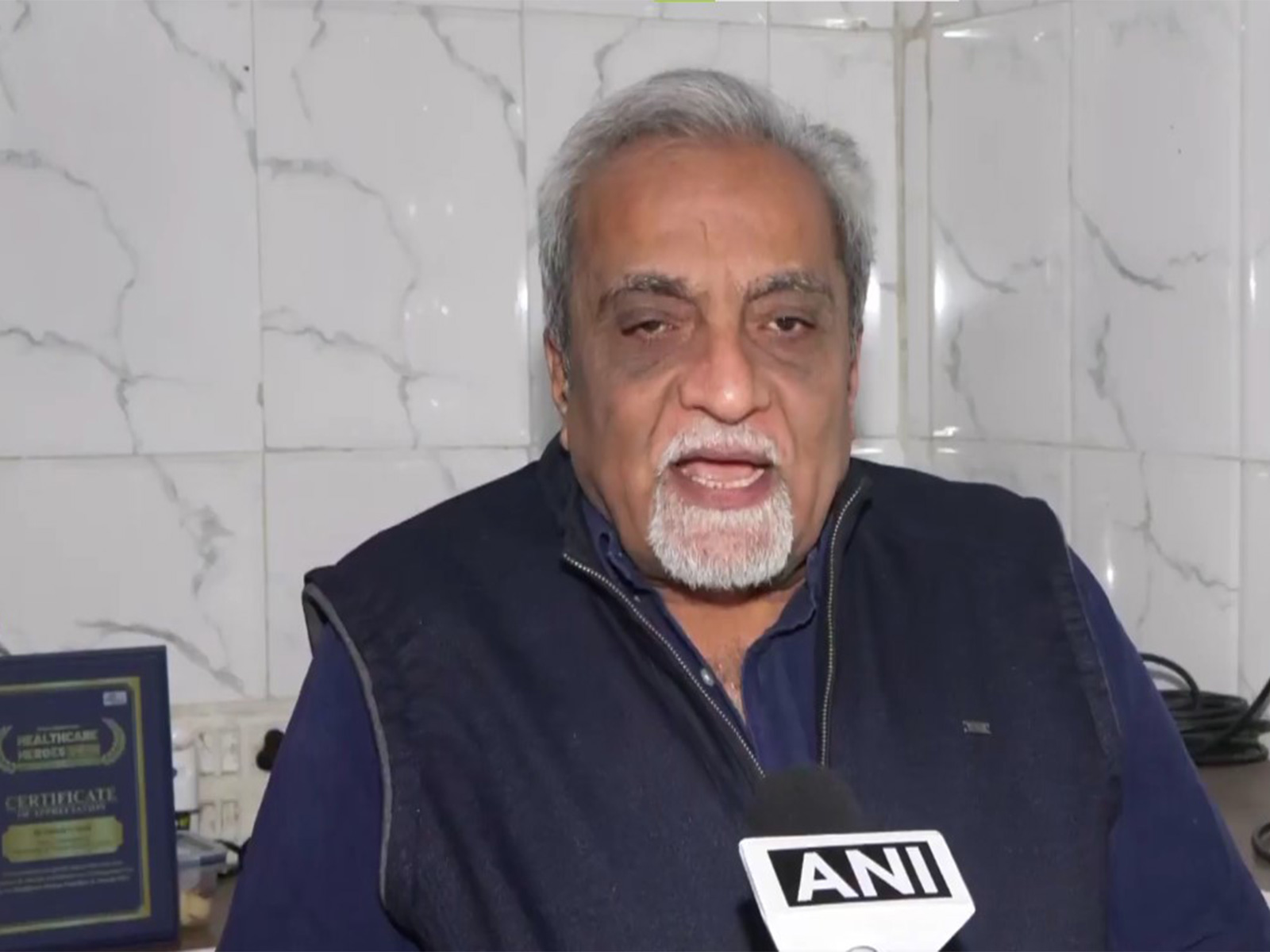 Dr Nimesh Desai, Senior Psychiatrist and ex-Director of IHBAS (Photo/ANI) 