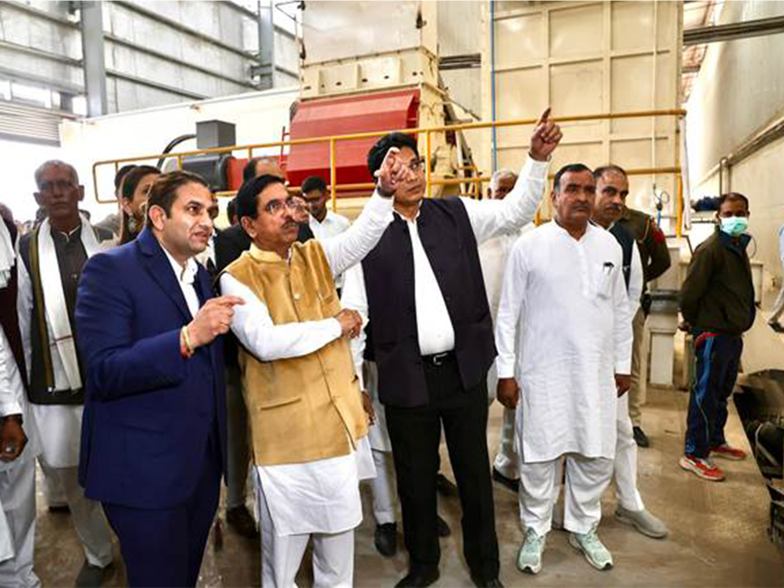 Union Minister Pralhad Joshi, today inaugurated state-of-the-art 240 TPD (tonnes/day) Biomass Pellet Plant in Rewari, Haryana (Photo/PIB) 
