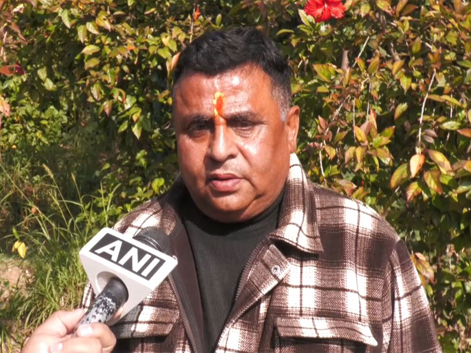 Udhampur Range Officer Mahesh Abrol speaking to ANI in Panchari on Tuesday. (Photo/ANI)