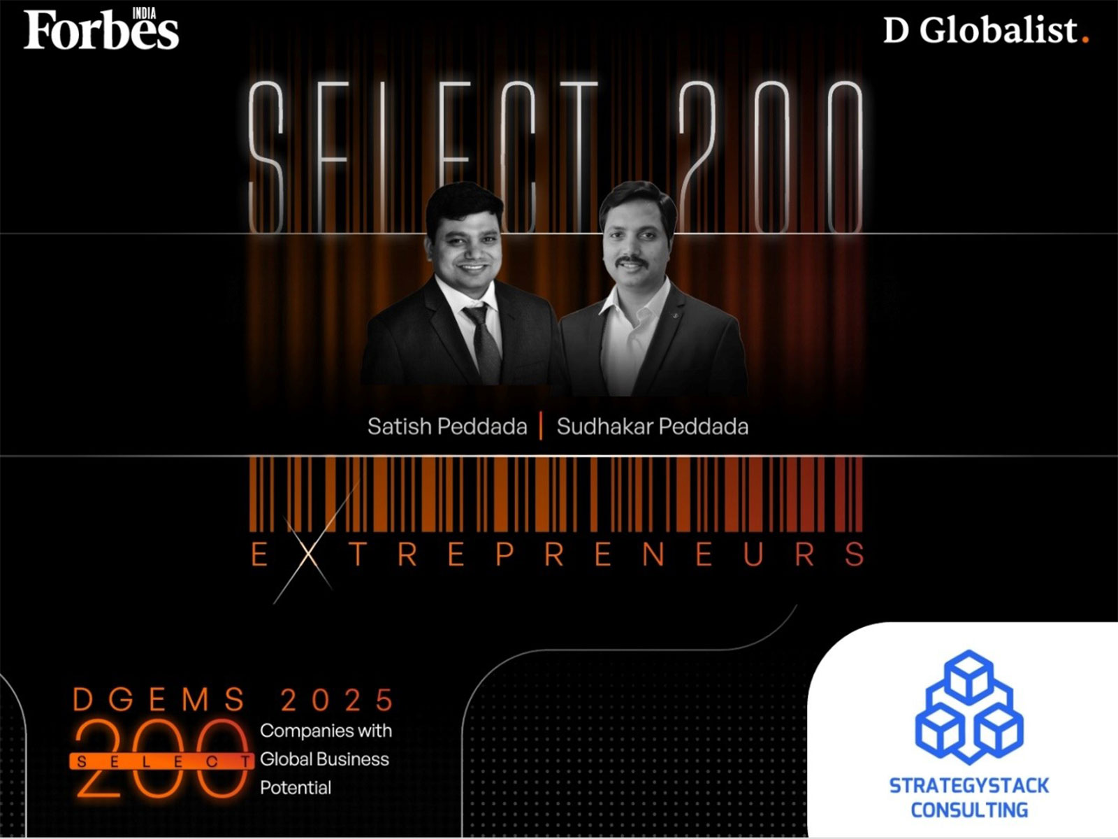 StrategyStack Named to Forbes India DGEMS 2025 for Global Strategy & Digital Impact