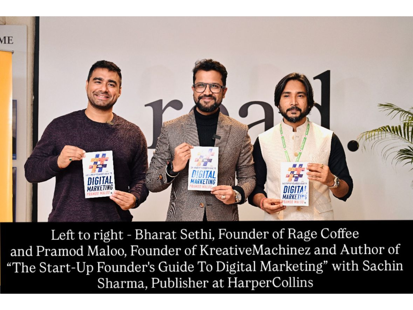Founder-to-Founder Talk: Bharat Sethi & Pramod Maloo Decode 'The Start-up Founder's Guide to Digital Marketing' at Kunzum Delhi with HarperCollins