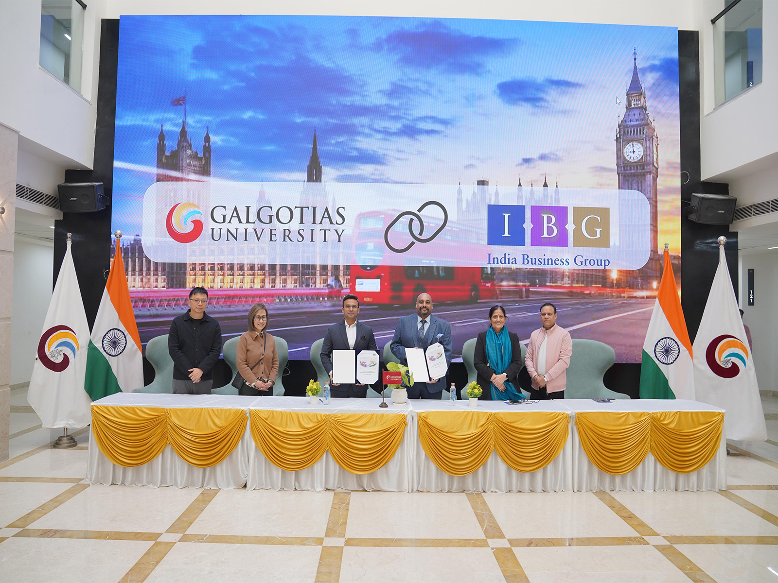 Galgotias University and India Business Group formalise a partnership to enhance UK India collaboration in education research and innovation