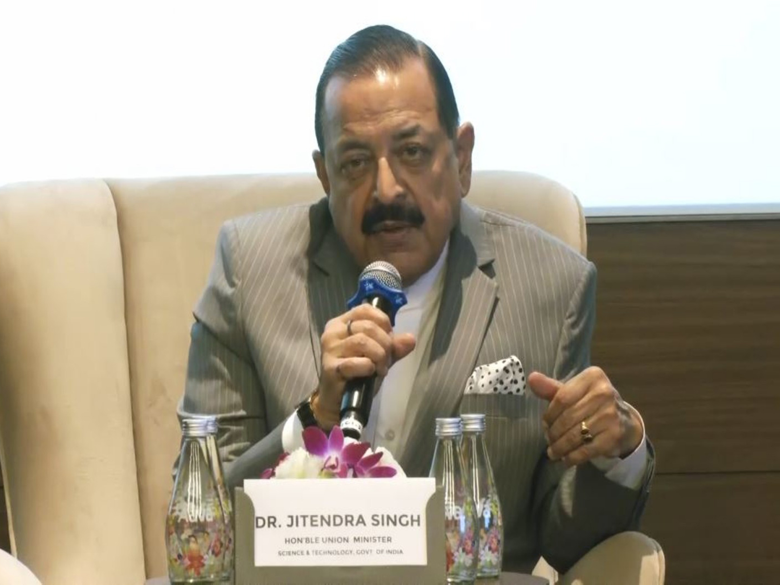 Union Minister of State (Independent Charge) for Science & Technology Dr Jitendra Singh