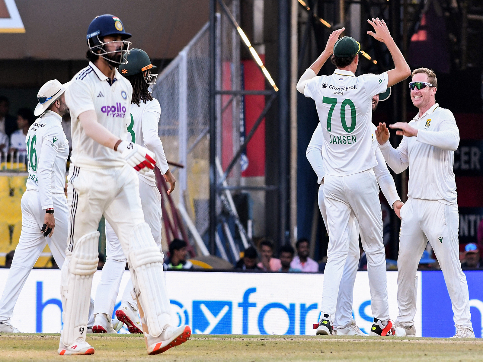KL Rahul walking back to the pavillion after his dismissal (Photo: ANI)