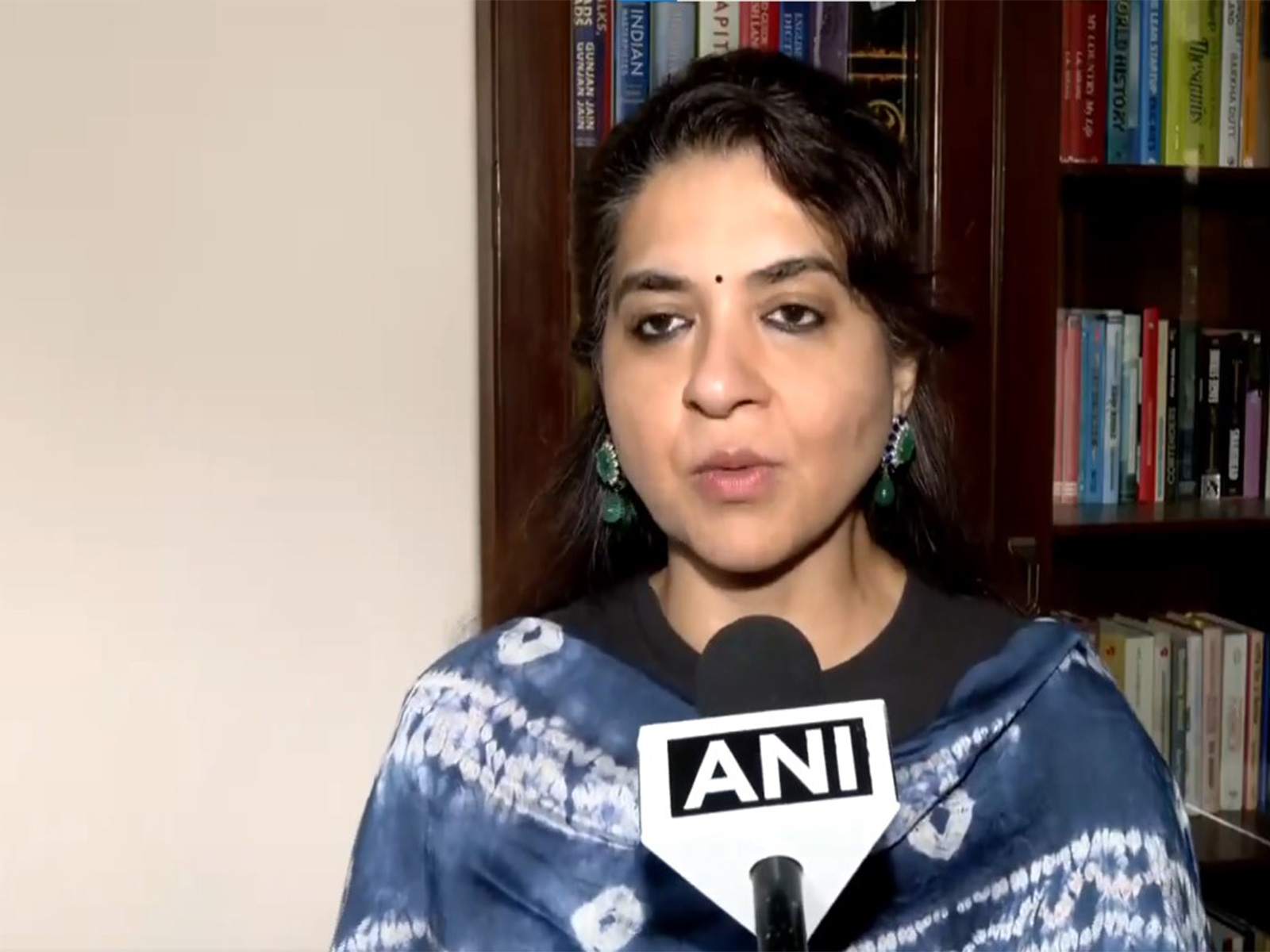 Shiv Sena leader Shaina NC (Photo/ANI)