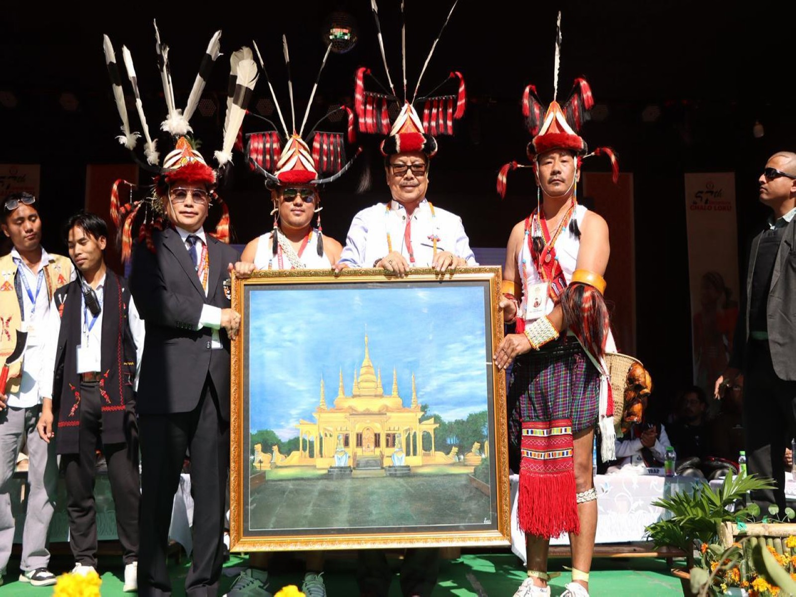 Chowna Mein, Deputy Chief Minister Arunachal Pradesh at 57th Central Chalo Loku Festival (Photo/ANI)