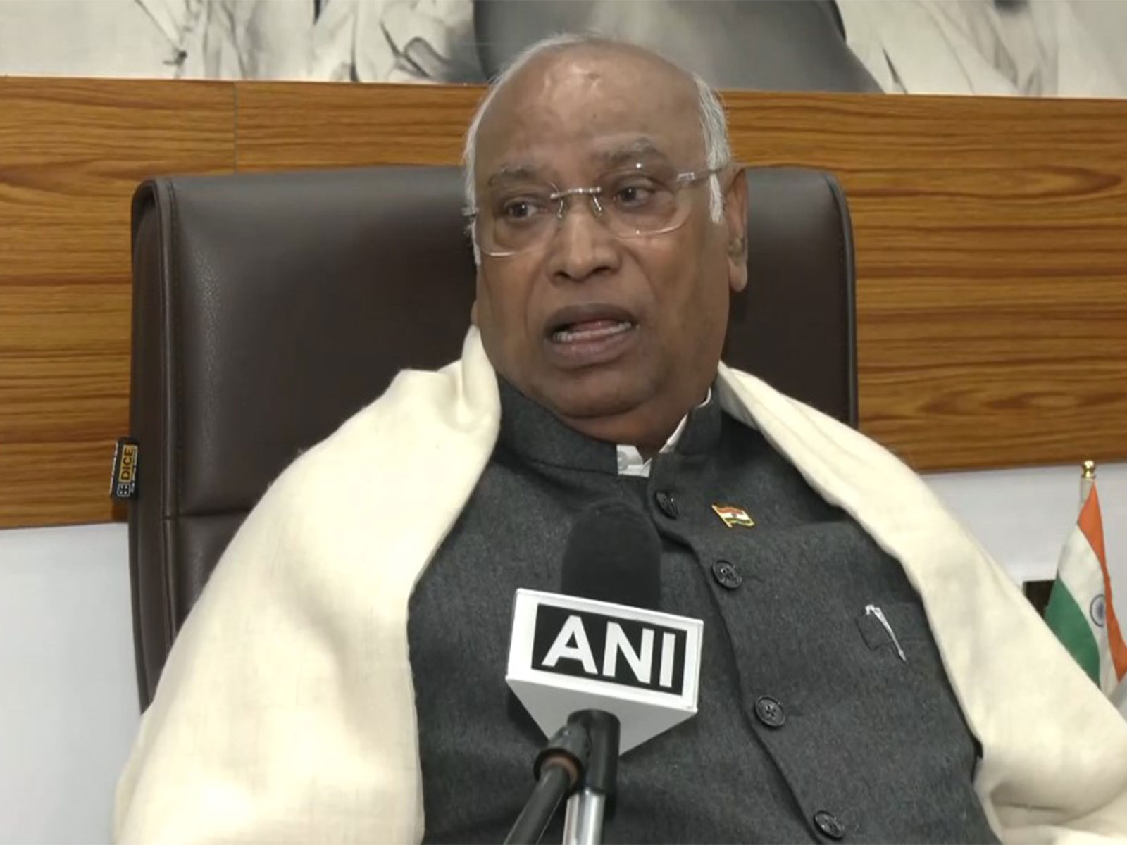 Congress President Mallikarjun Kharge (Photo/ANI)