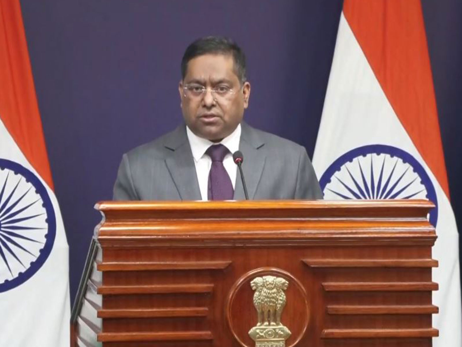 MEA spokesperson Randhir Jaiswal (File Photo/ANI)