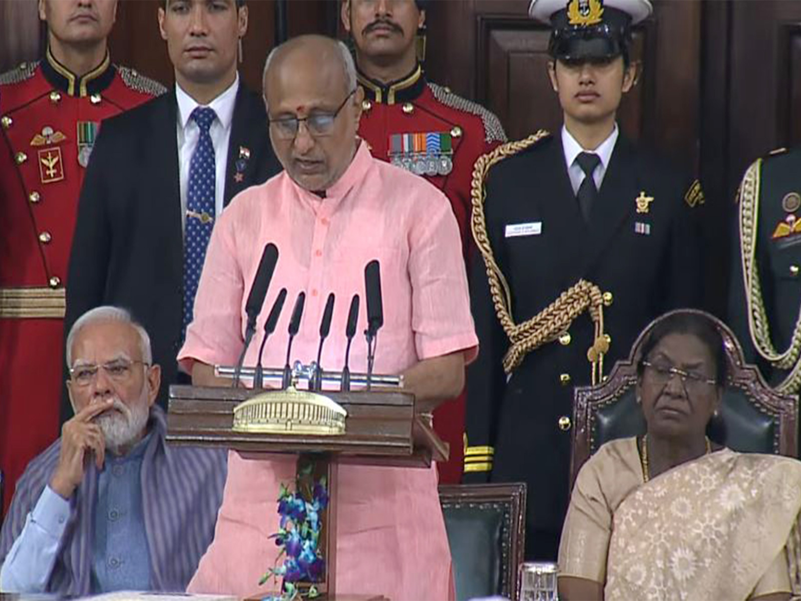 Vice President CP Radhkrishnan (Photo/Youtube@PMO)