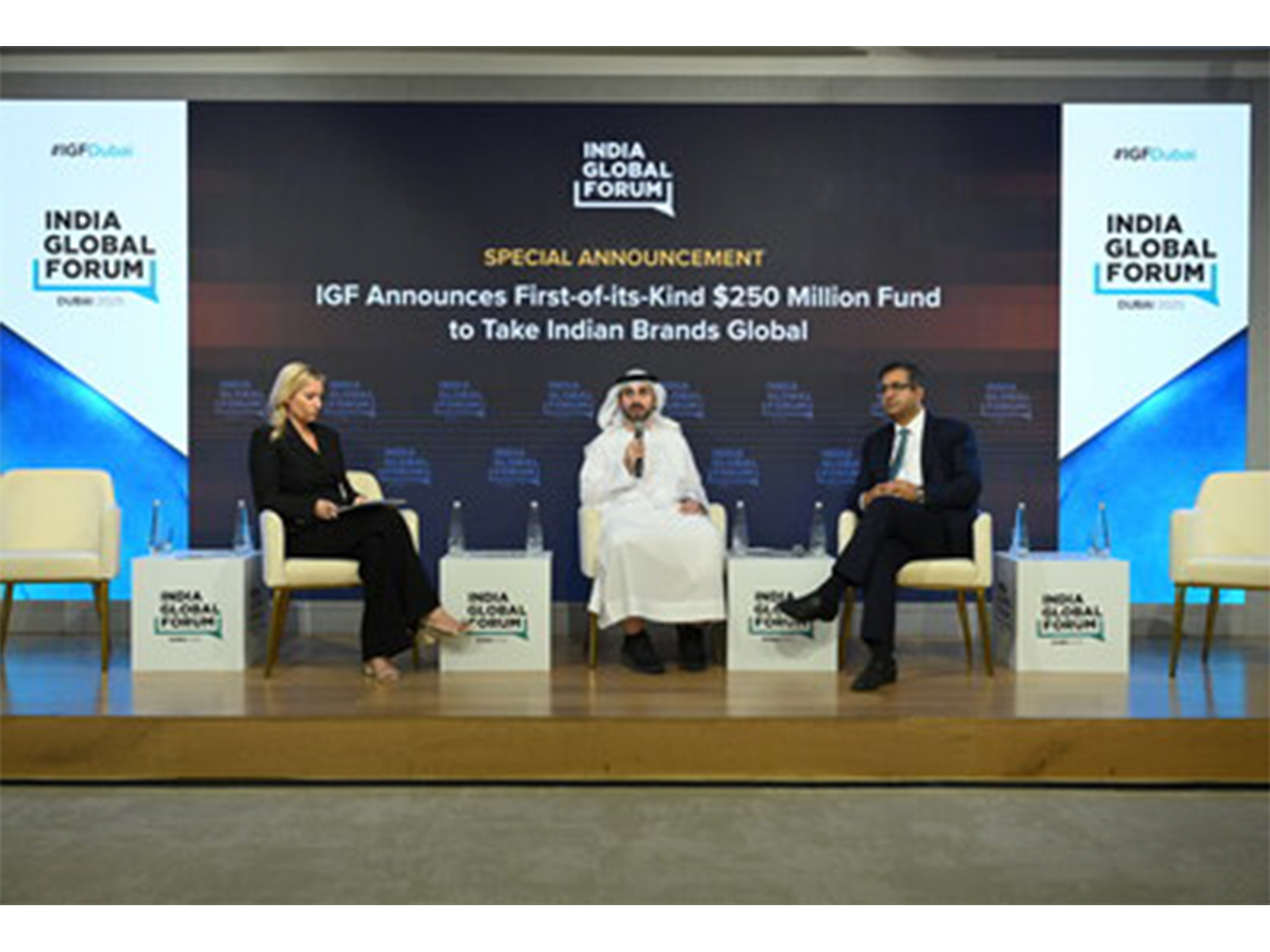 Abdulla Al Hashmi, COO Parks & Zones, DP World GCC and India Global Forum Chairman Manoj Ladwa