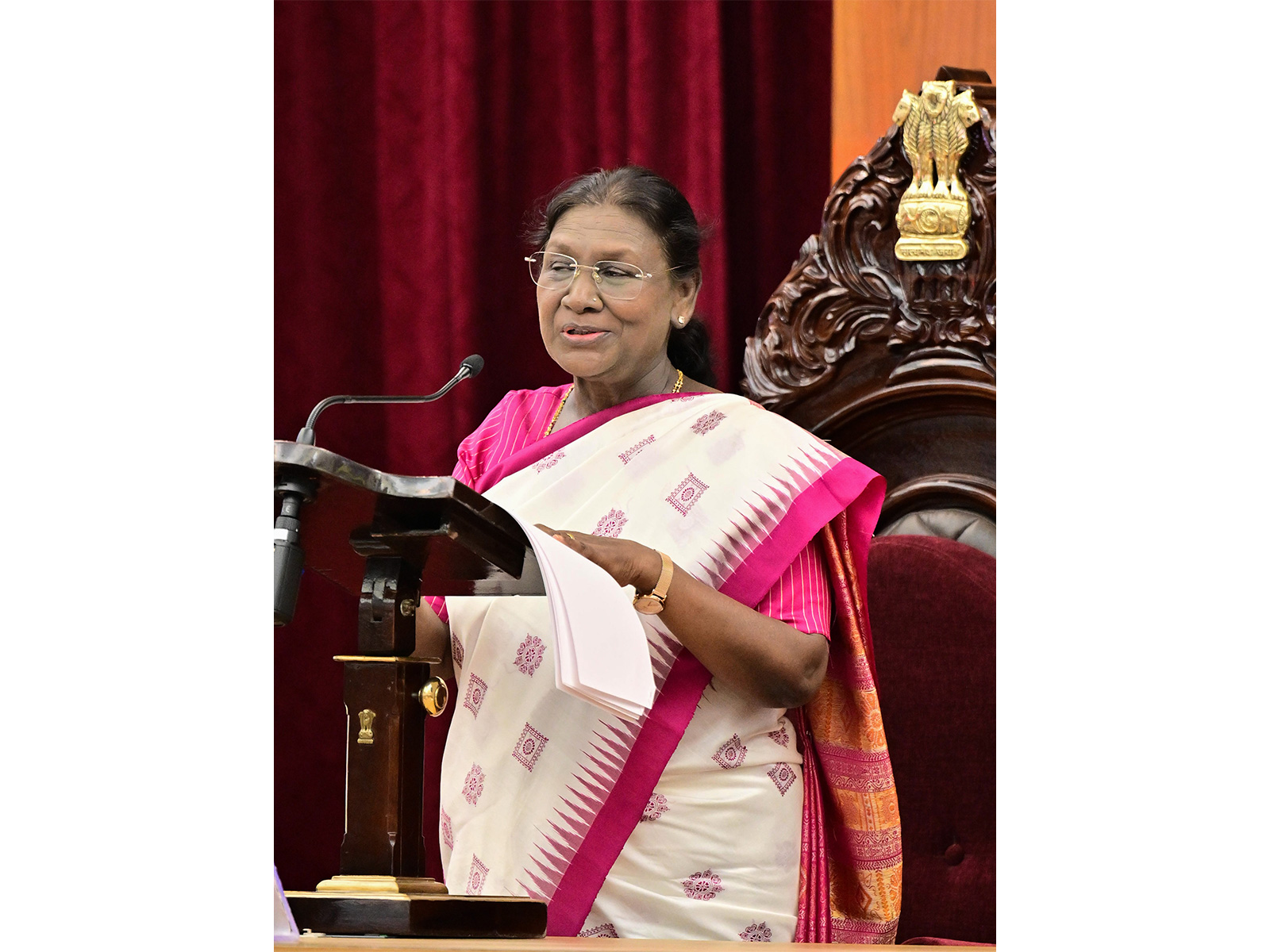 President of India,  Droupadi Murmu (Photo/ANI)