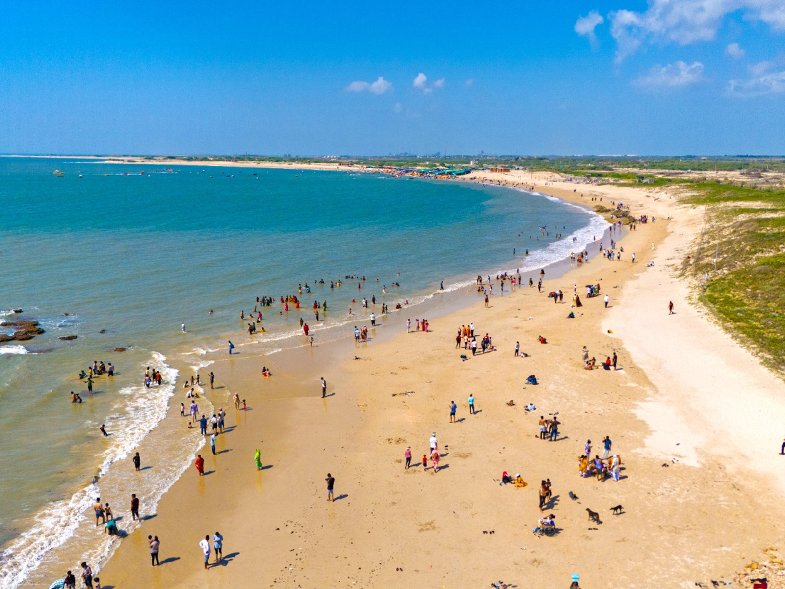 Gujarat's first blue flag beach in Shivrajpur. (Photo/CMO)