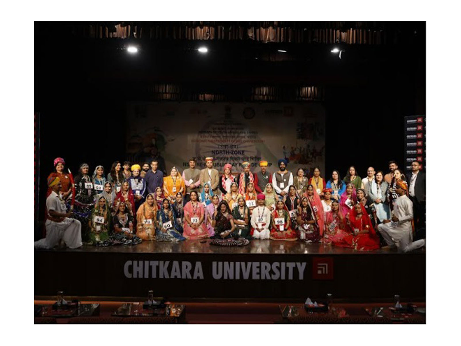 NSS volunteers showcase India's cultural tapestry at Chitkara University during the North Zone NSS Pre-Republic Day Camp 2025 - a moment of unity, diversity and pride