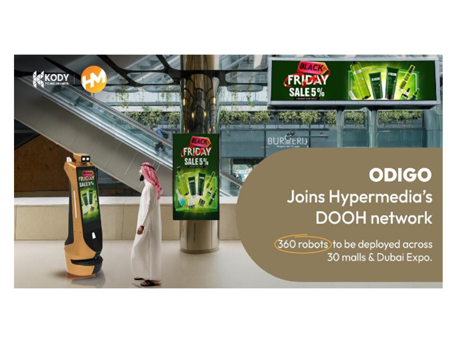 Odigo joins Hypermedia's DOOH network