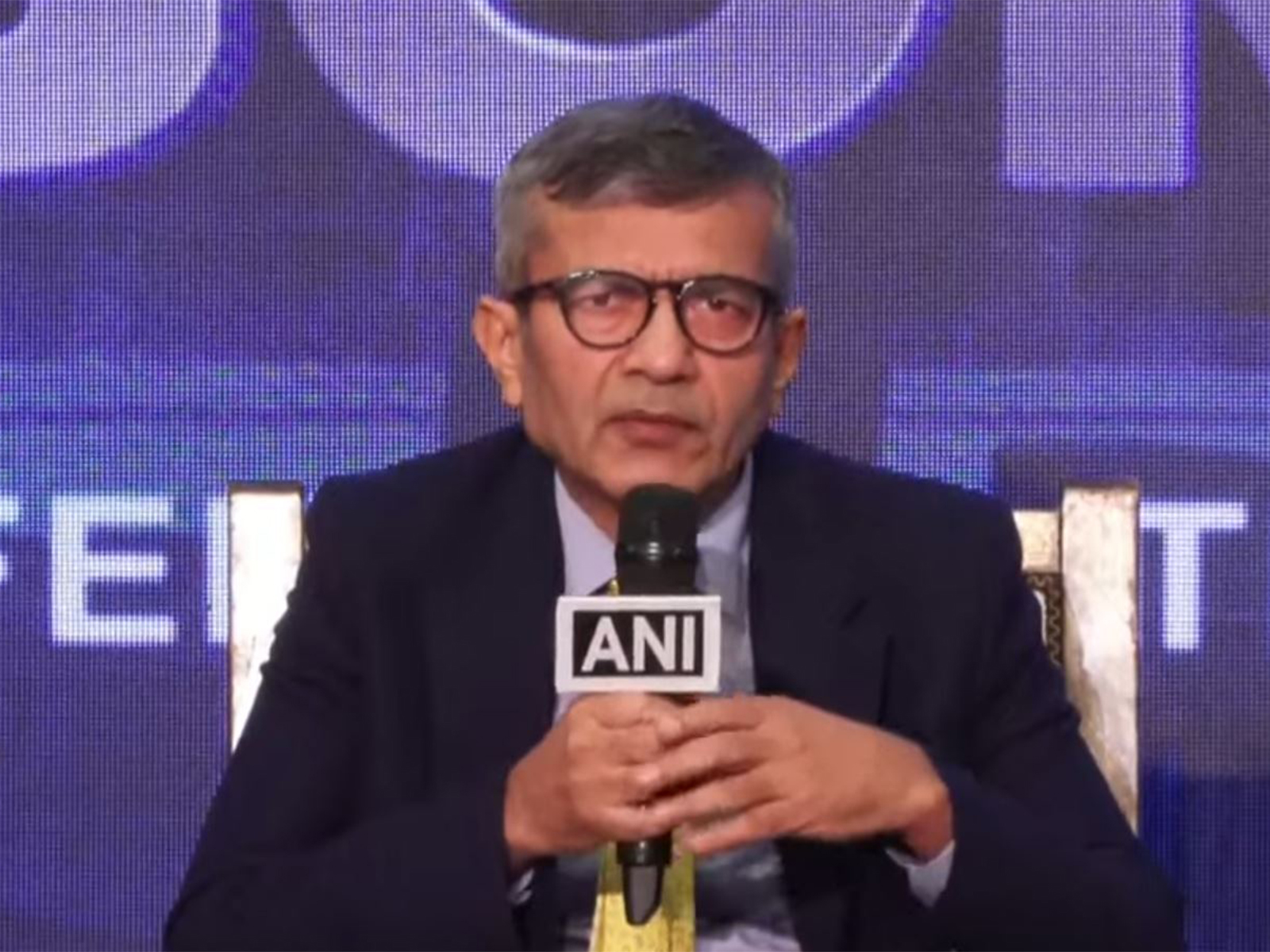  Defence Secretary Rajesh Kumar Singh  at ANI National Security Summit (Photo/ANI)