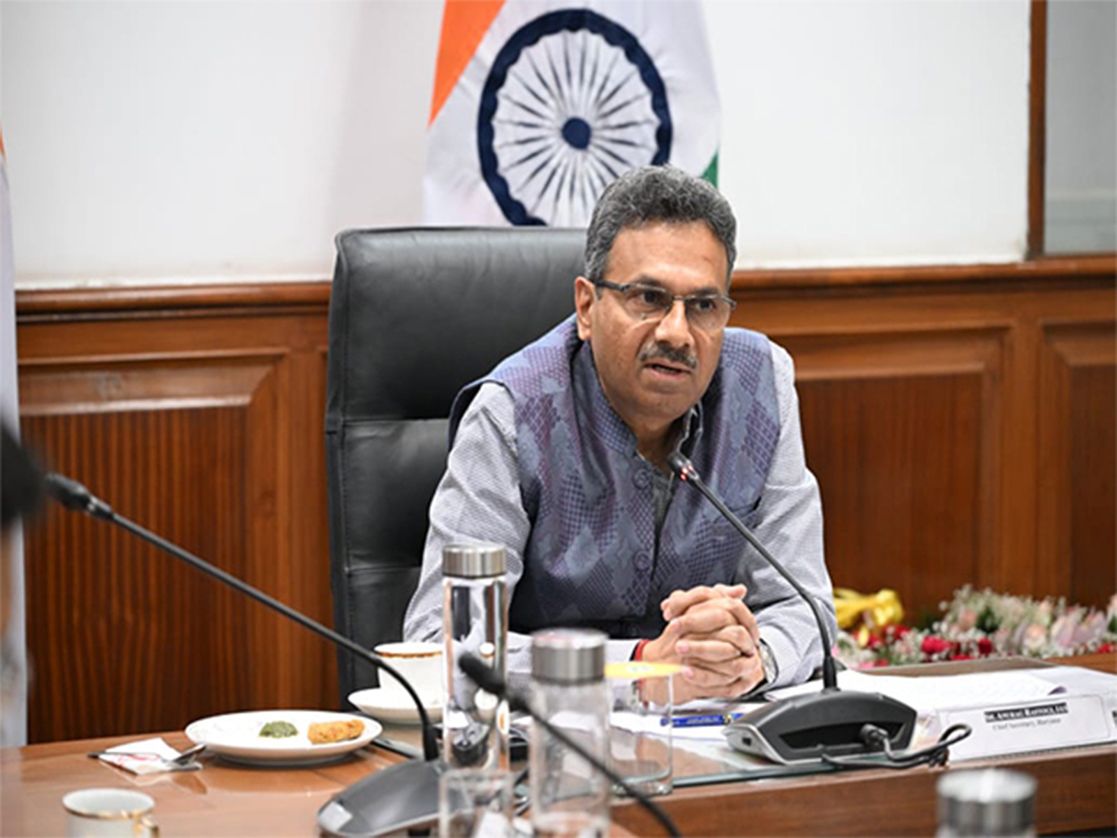 Haryana Chief Secretary Anurag Rastogi (Photo/X@LokSabha_PRIDE)