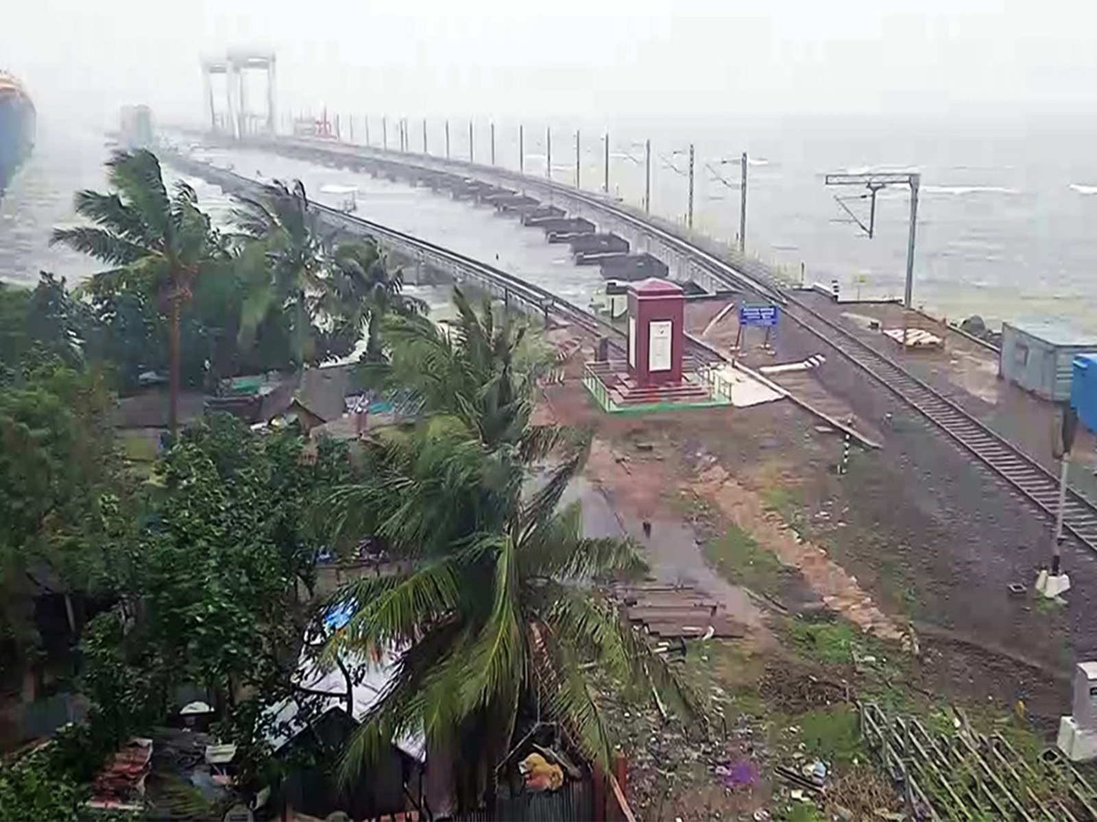 Cyclone Ditwah triggers strong winds and high tides in Rameswaram (File Photo/ANI)