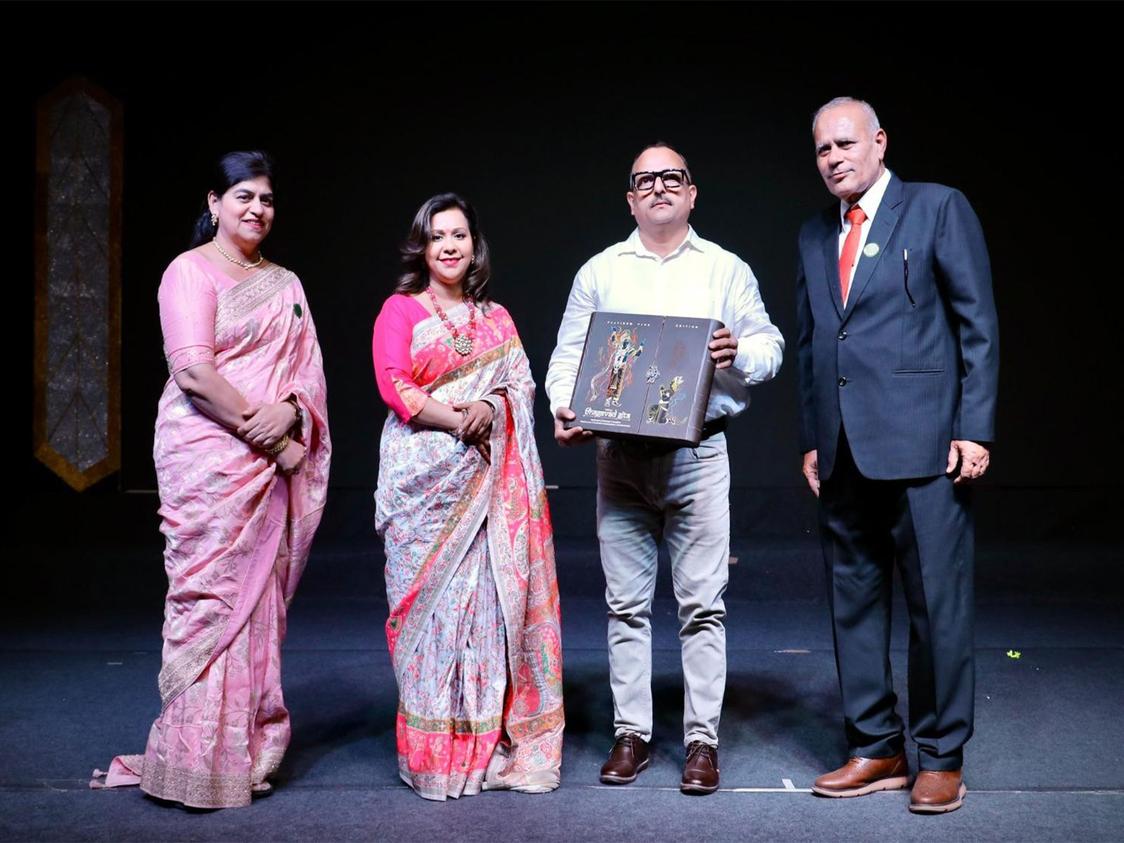 Honouring Shri Vikas Kaliya ji for gracing Titiksha's Silver Jubilee celebration at Talkatora Stadium