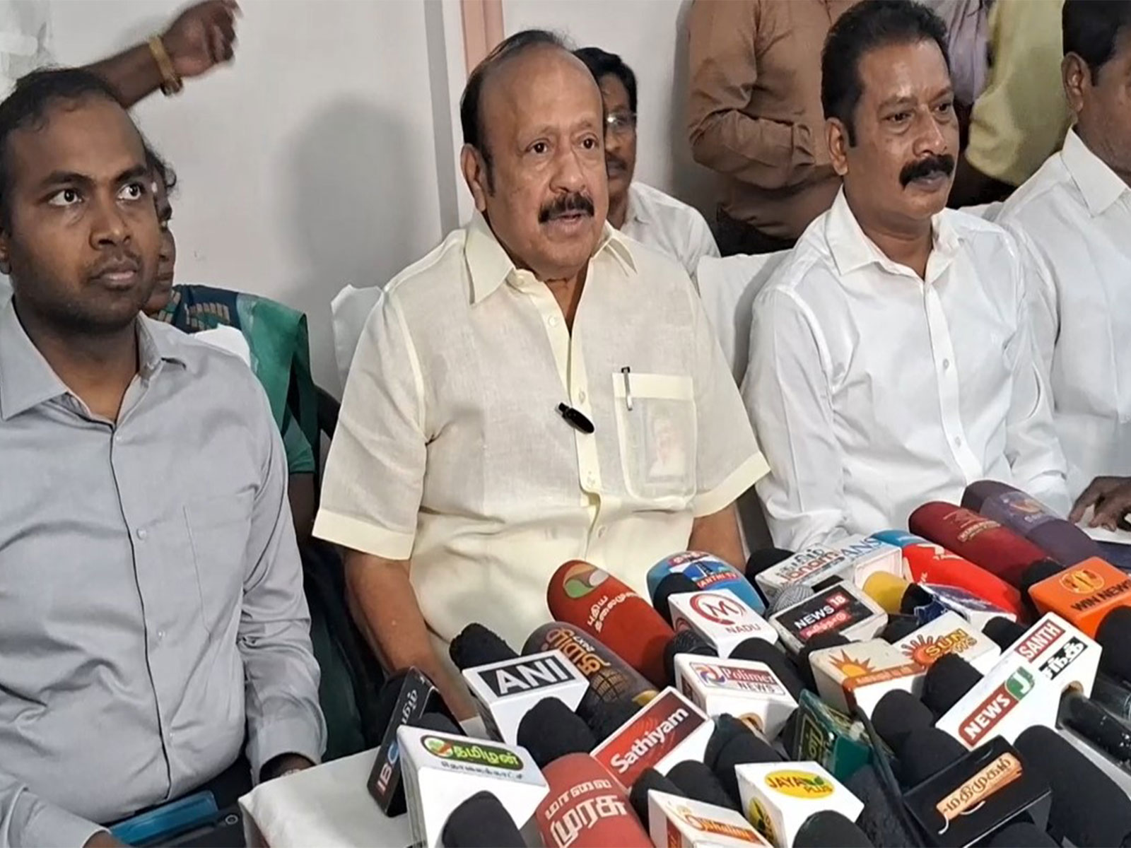 Tamil Nadu Minister MRK Panneerselvam (Photo/ANI)