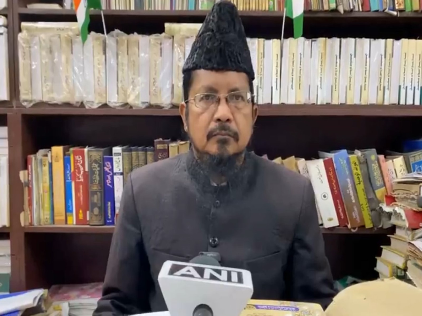 National President of All India Muslim Jamaat, Maulana Shahabuddin Razvi Barelvi (Photo/ANI)