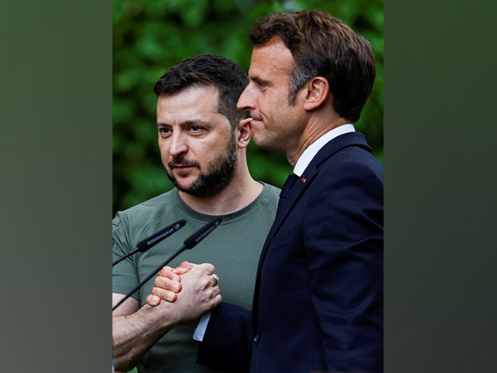 Ukriane President Volodymyr Zelenskyy with France President Emmanuel Macron (File Photo/Reuters)