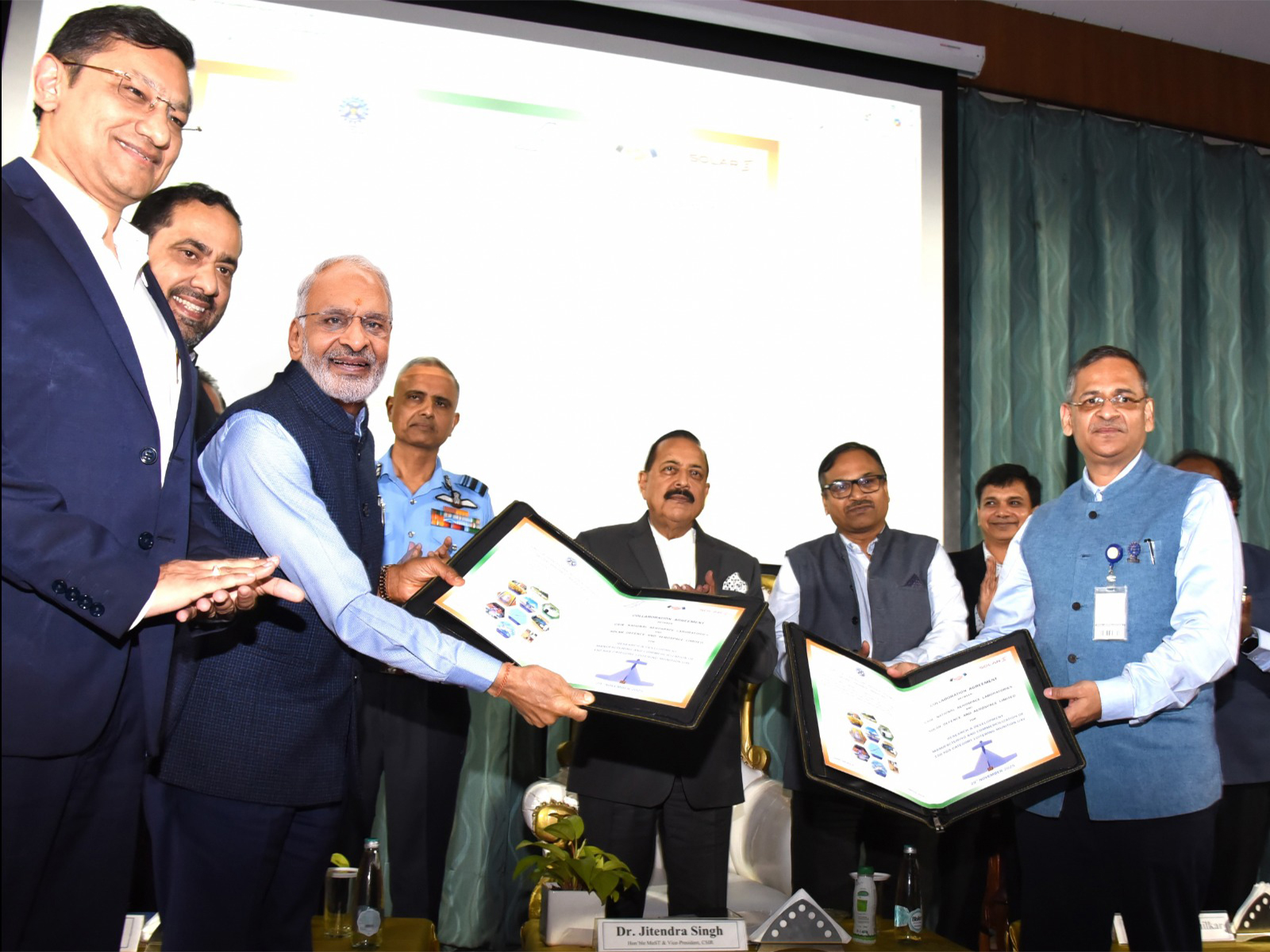 Solar Defence & Aerospace Ltd and CSIR-NAL sign pact (Photo/SDAL)