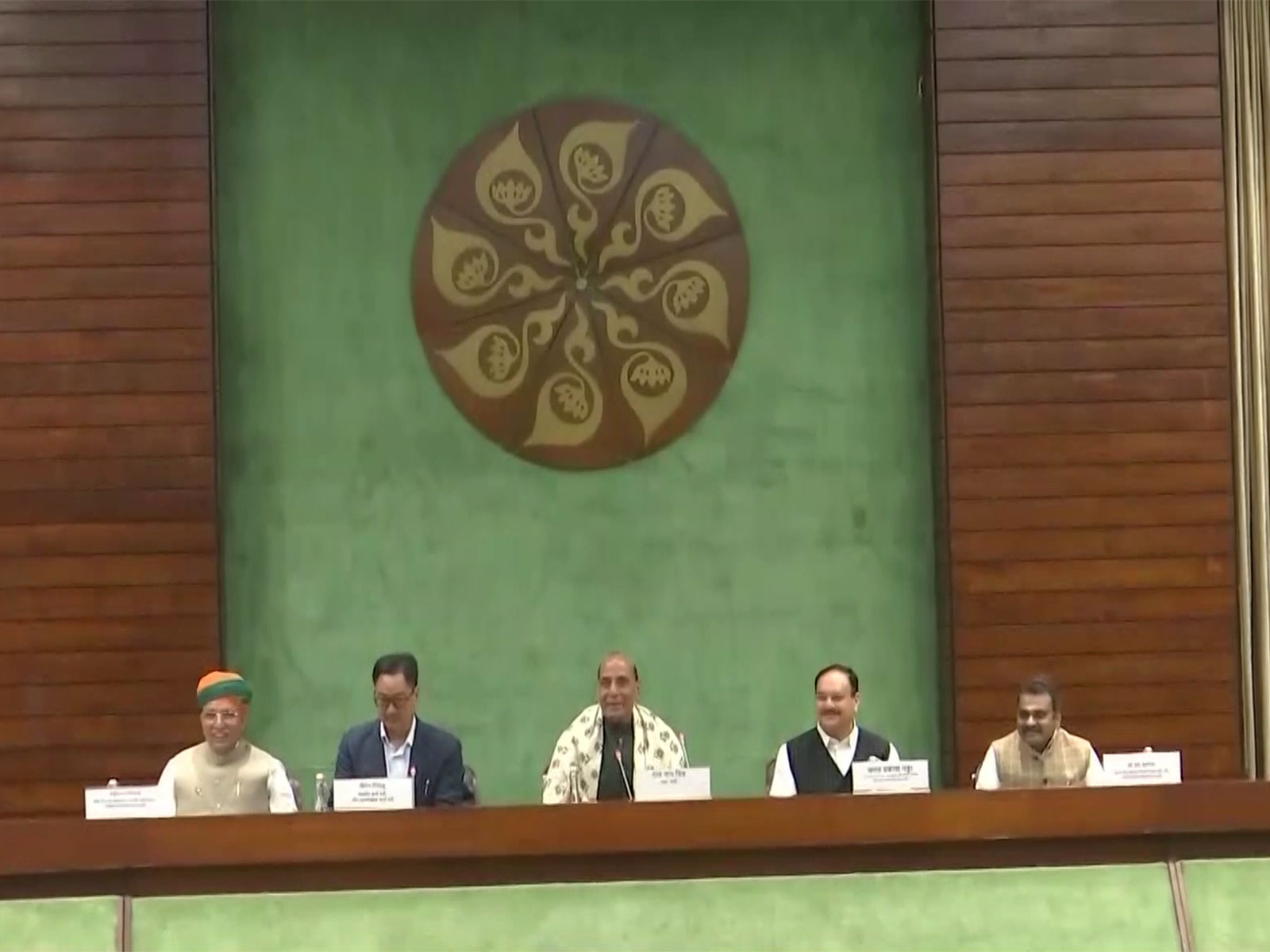 All-party meeting ahead of Parliament's winter session. (Photo/ANI)