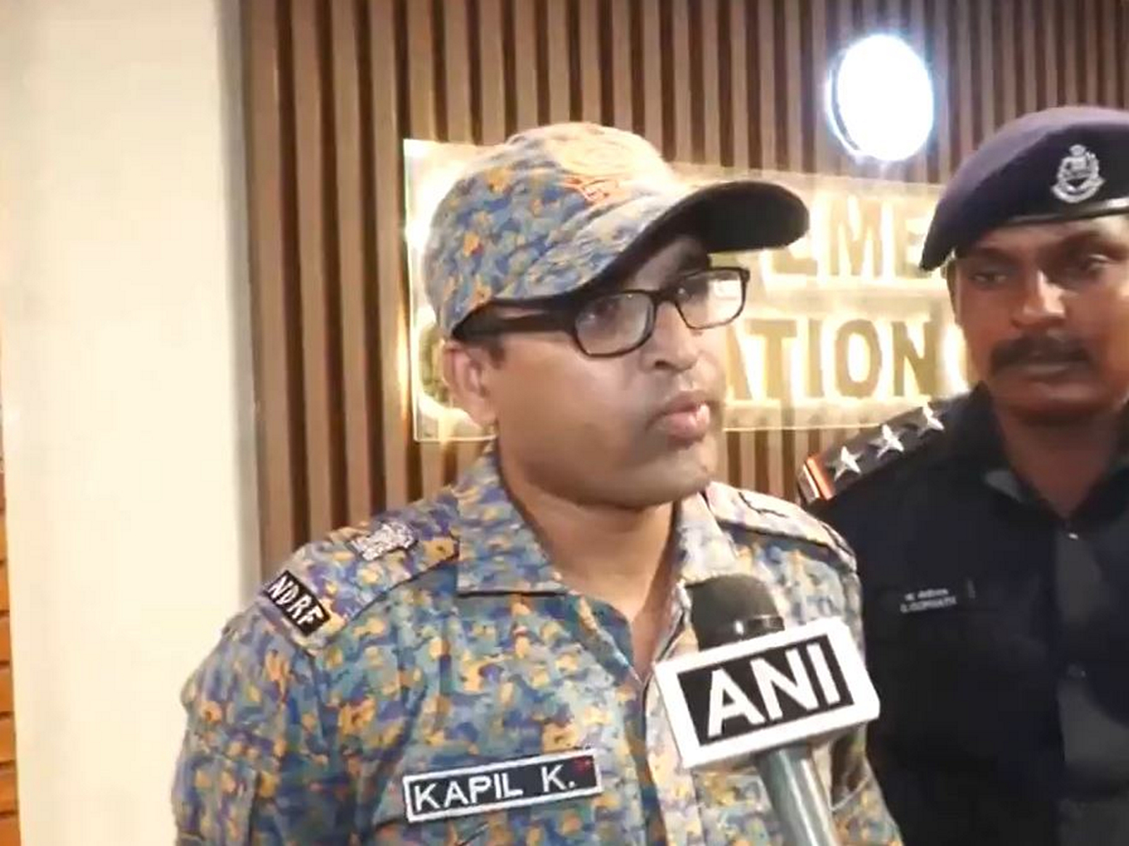 Deputy Commandant of the 4th Battalion NDRF, K Kapil (Photo/ANI)