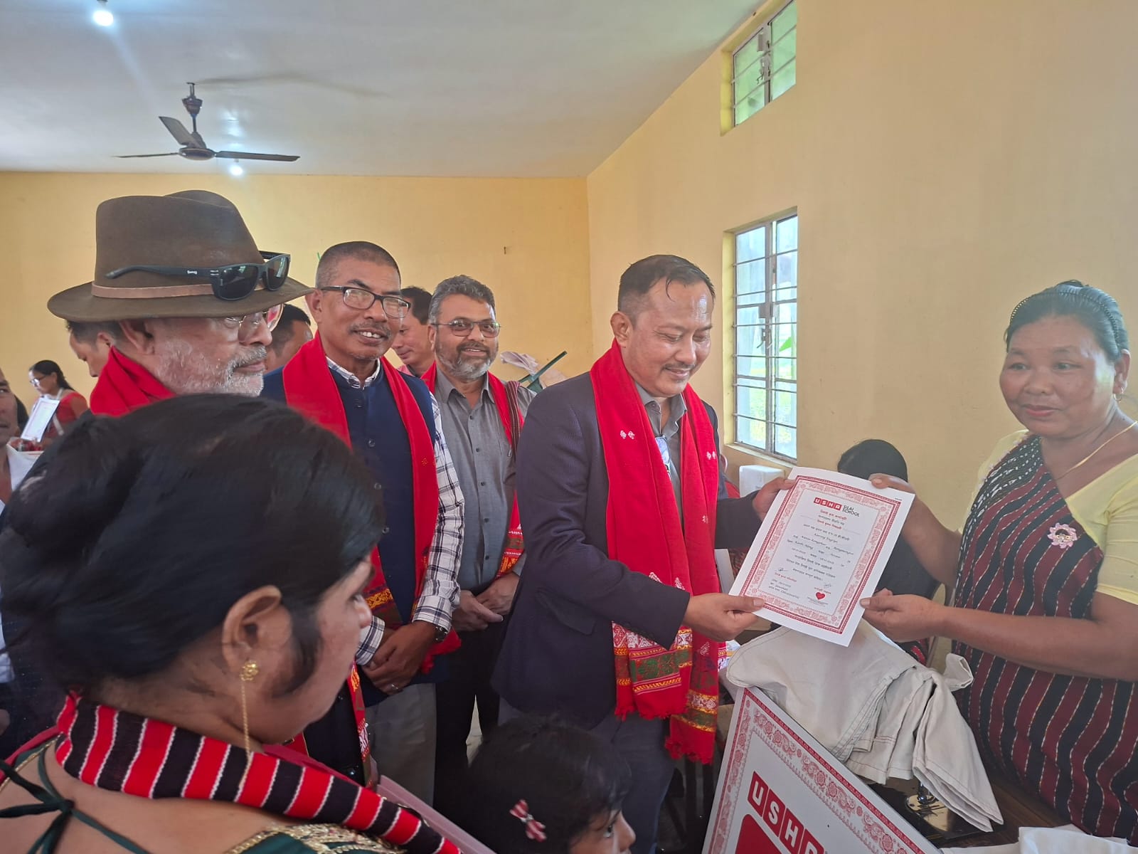 GAF empowers tribal women through USHA classical silai school teachers' training programme (Photo/ANI)