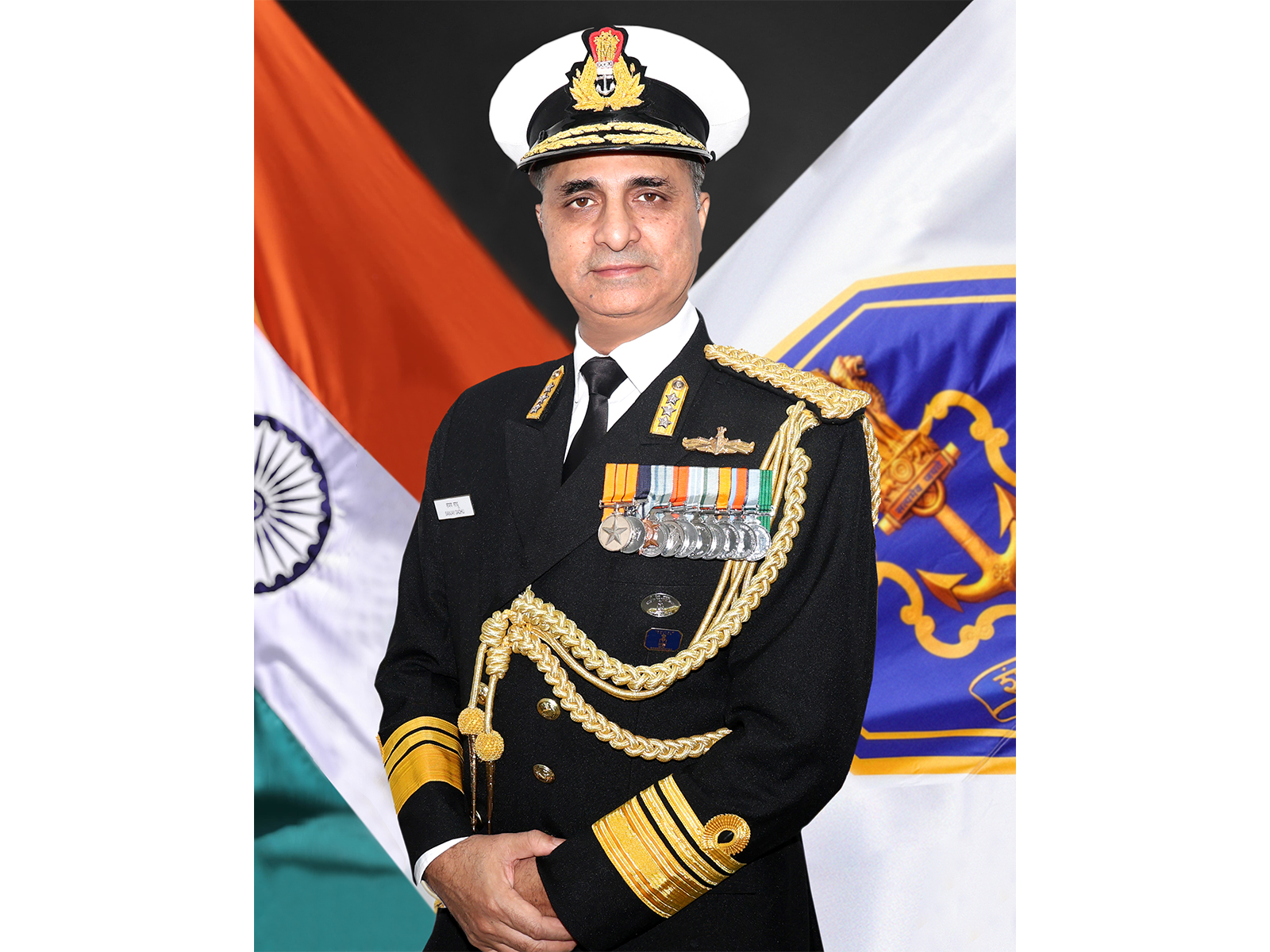 Vice Admiral Sanjay Sadhu, AVSM, NM assumes charge as Controller Warship Production & Acquisition (CWP&A) (Photo/PIB)