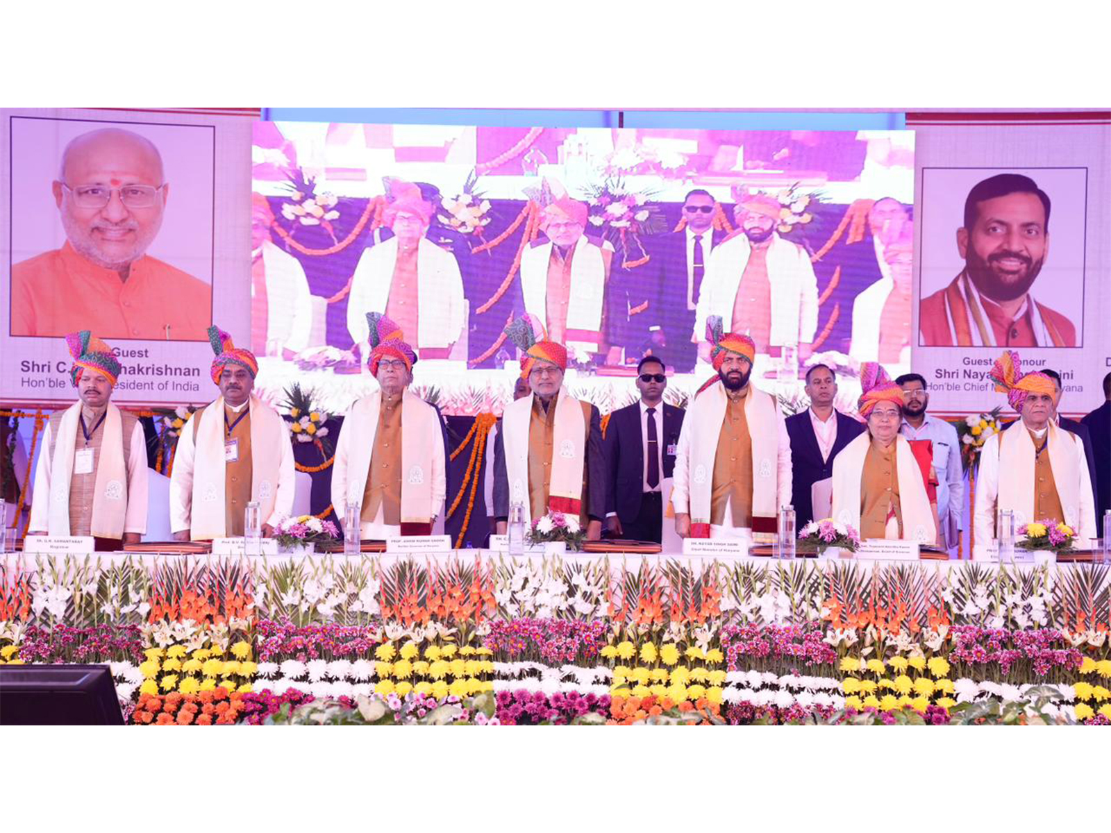 Vice President C.P. Radhakrishnan addresses 20th Convocation at NIT Kurukshetra (Photo/X@VPIndia)