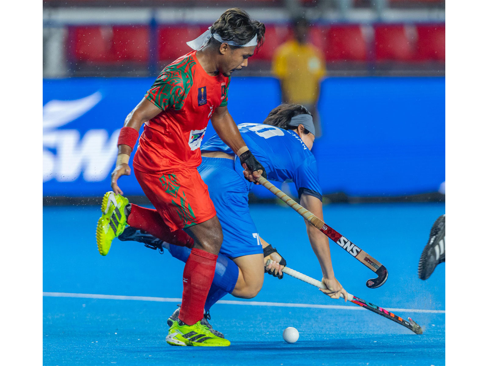 India and Belgium in action. (Photo: HI Media)