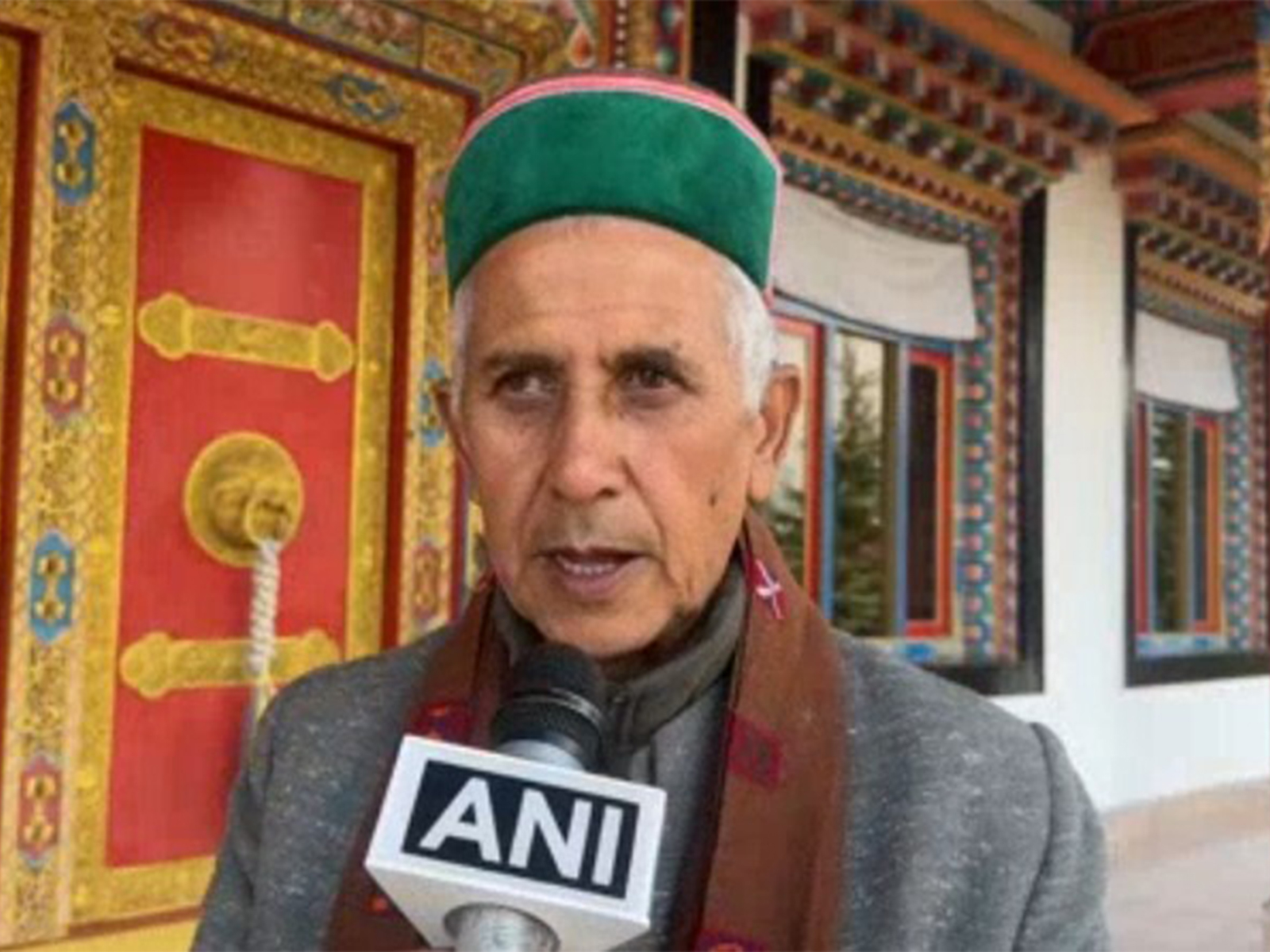  Acharya Roshan Lal of Dechen Choi Khor Mahavihara (Photo/ANI)