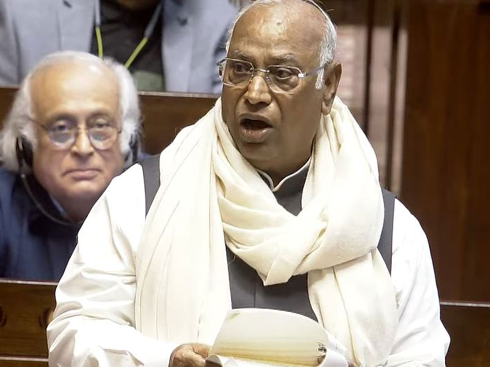 Rajya Sabha LoP Mallikarjun Kharge (Photo/ANI)