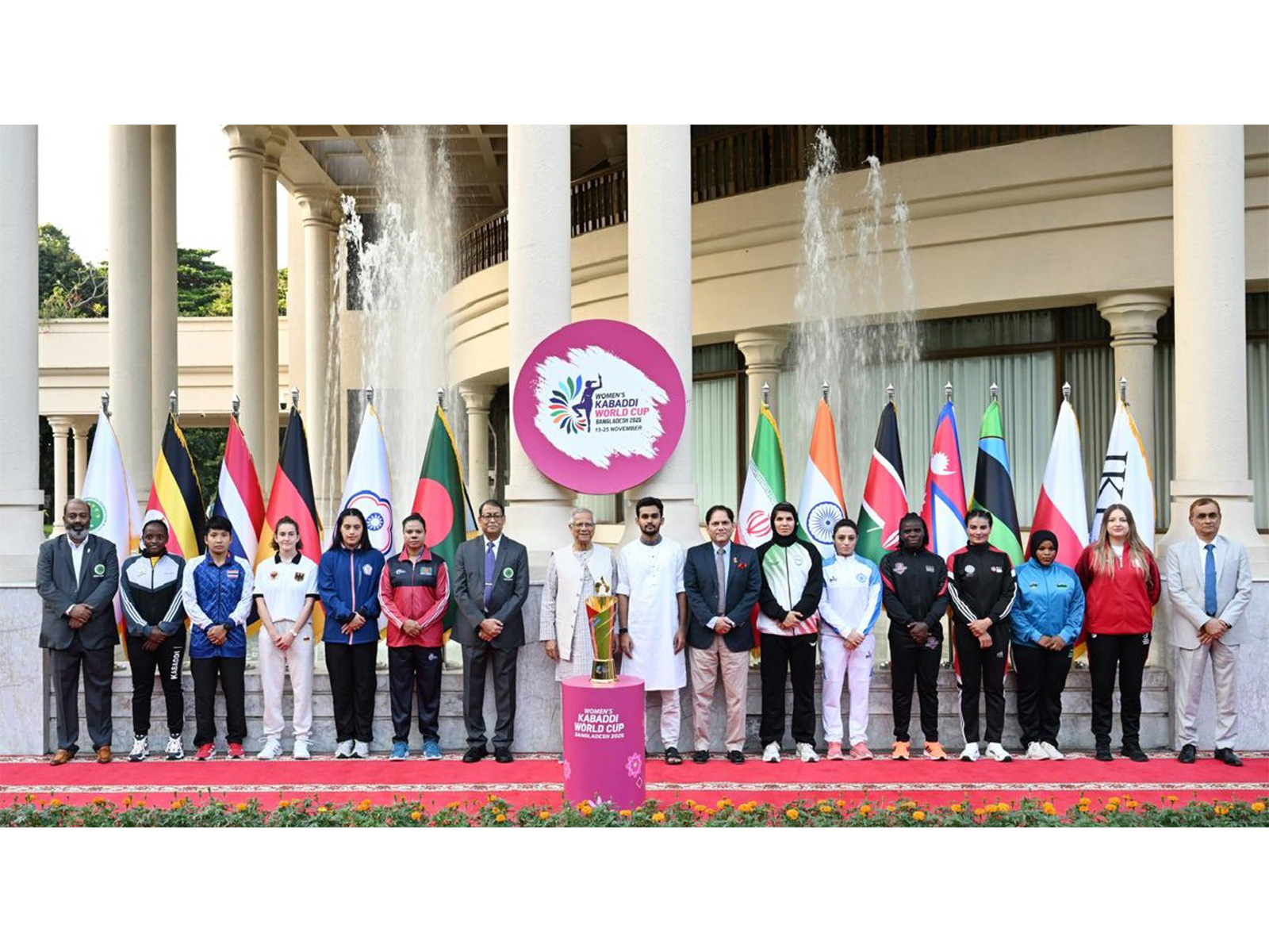 Eleven captains of the Women's Kabaddi World Cup (Photo: PKL)