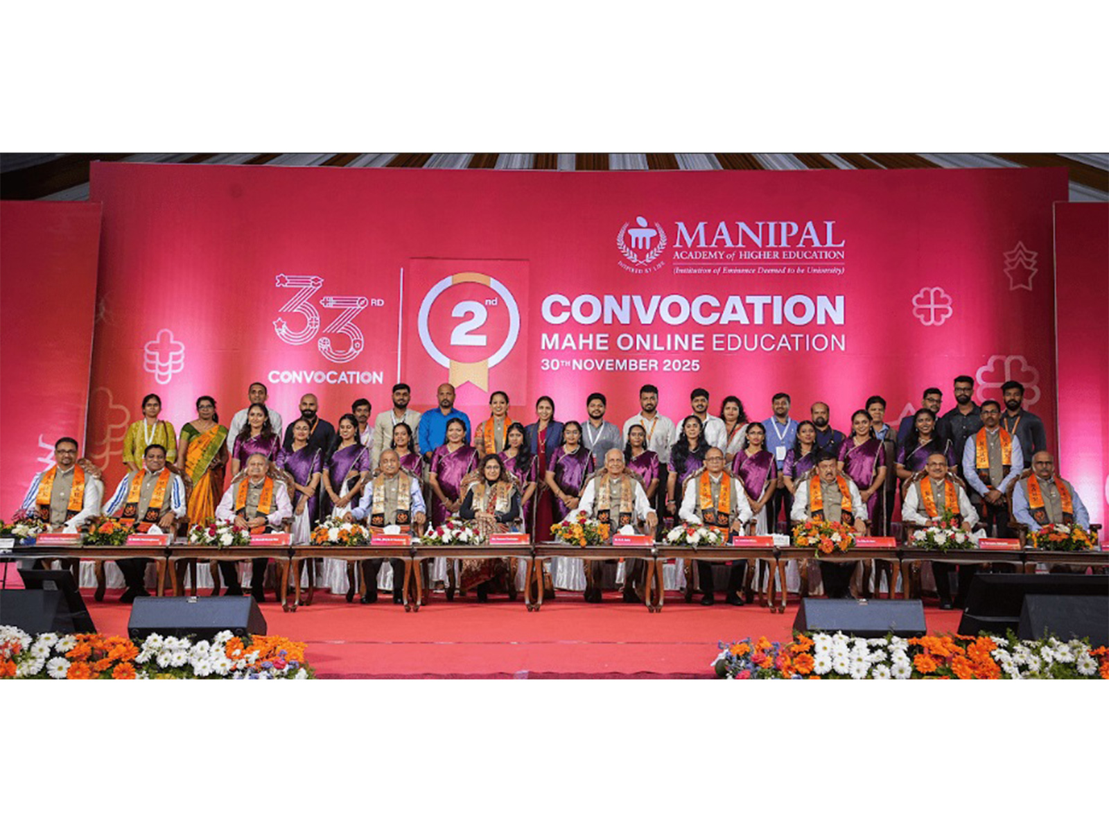2nd Convocation of MAHE Online Education was held at Manipal Academy of Higher Education (MAHE) Bengaluru campus on November 30, 2025