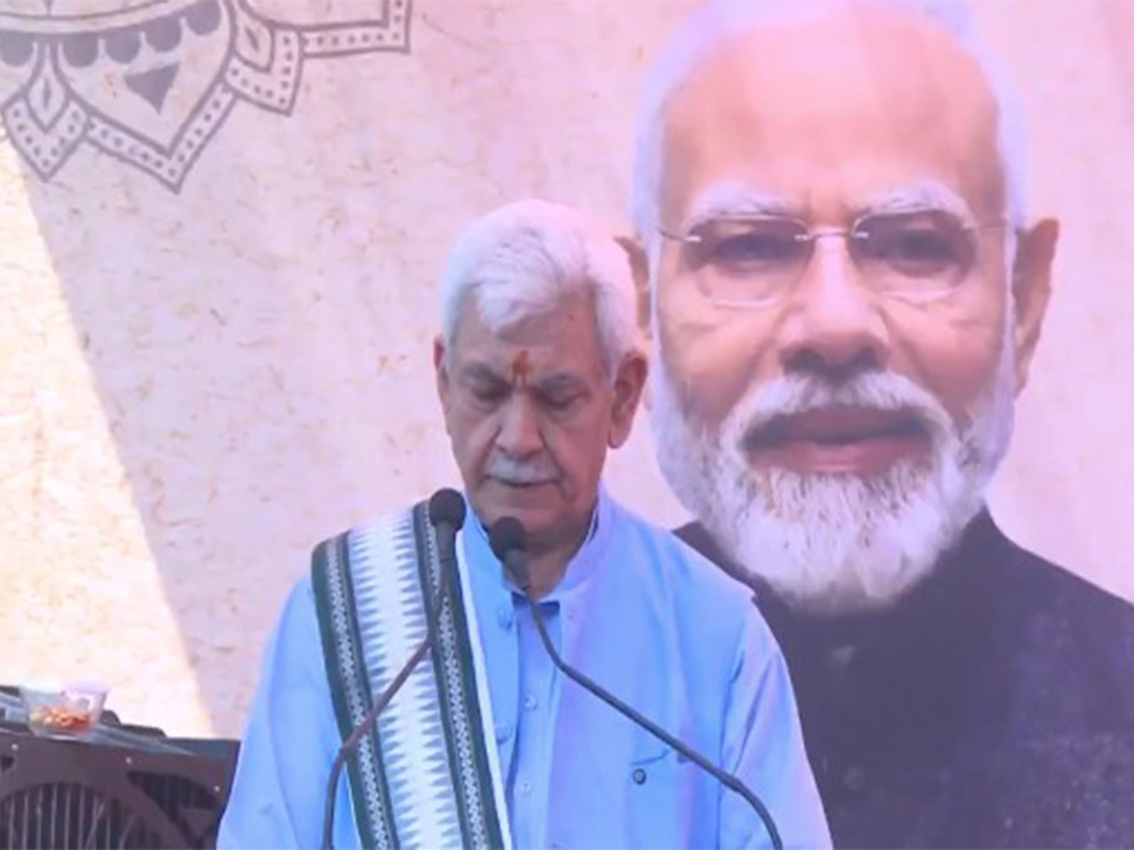 Jammu and Kashmir LG Manoj Sinha (Photo: Office of LG J-K/X)