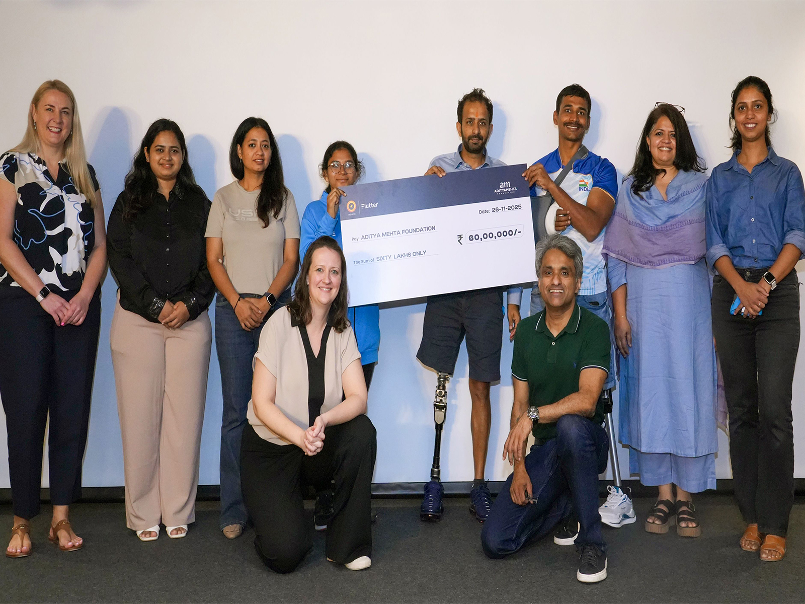 Aditya Mehta (center). (Photo/AMF)