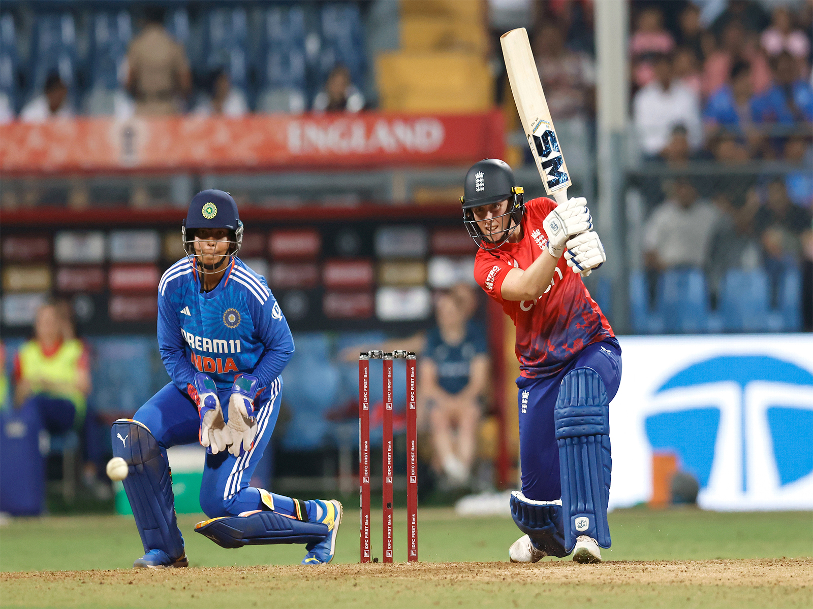 Heather Knight batting (Photo: ANI)