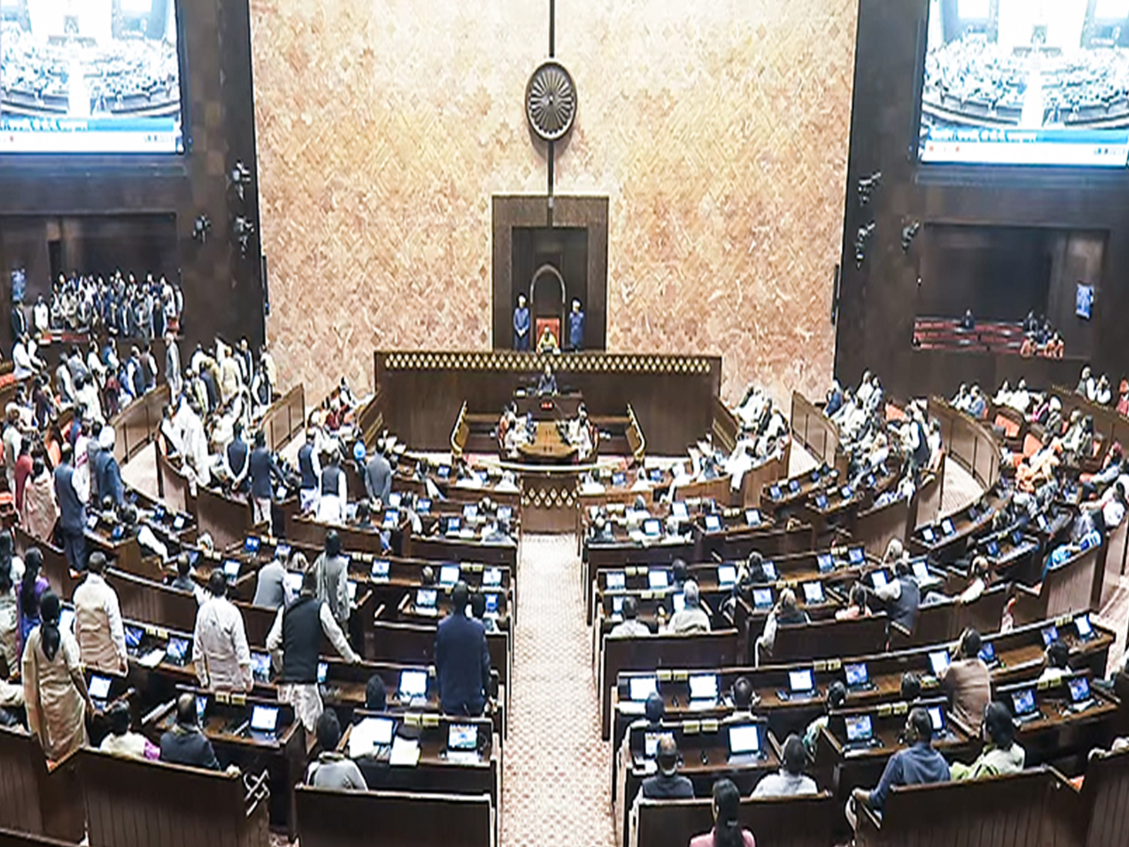 A visual of Rajya Sabha (Photo/SansadTV)