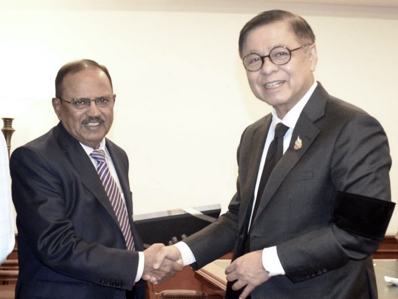 NSA Doval with Thai Foreign Minister Phuangketkeow (Photo/ Thailand Ministry of Foreign Affairs)