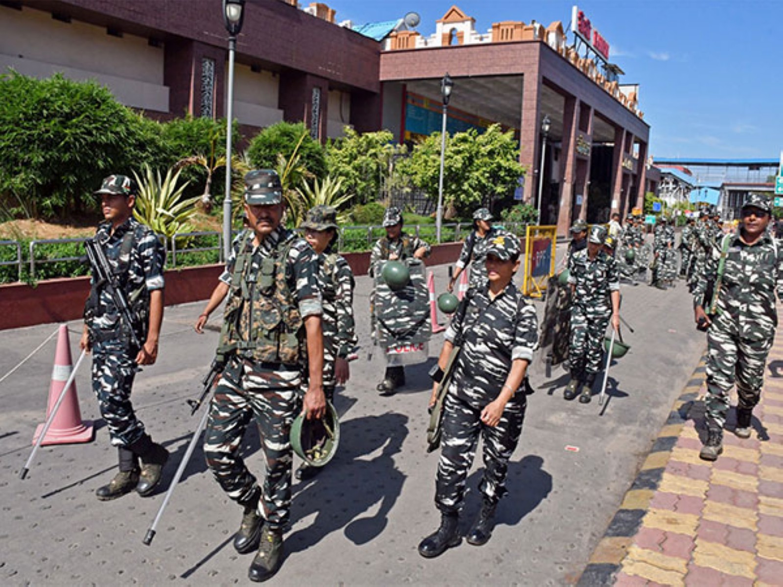 Visual of Central Armed Paramilitary Forces soldiers. (File Photo/ANI)