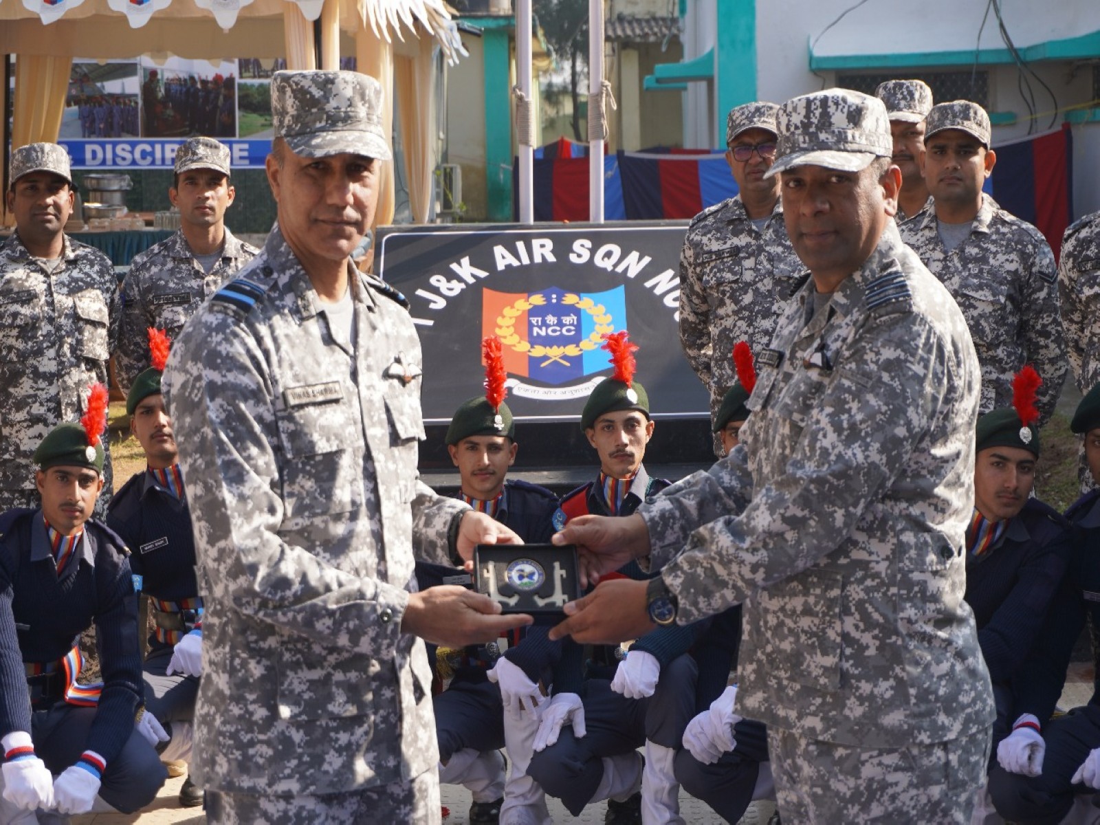 Visual from 1 Jammu & Kashmir Air Squadron NCC at Udhampur (Photo/ANI)