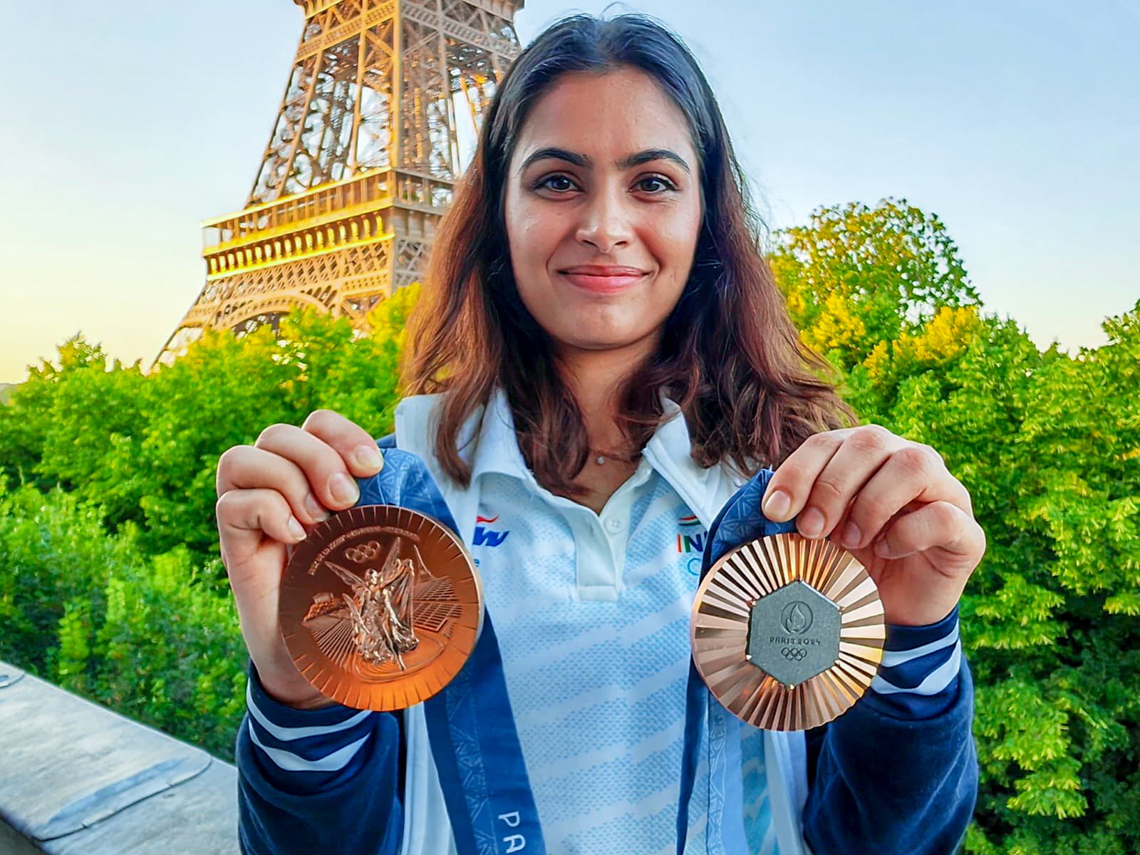 Manu Bhaker. (Photo: ANI)