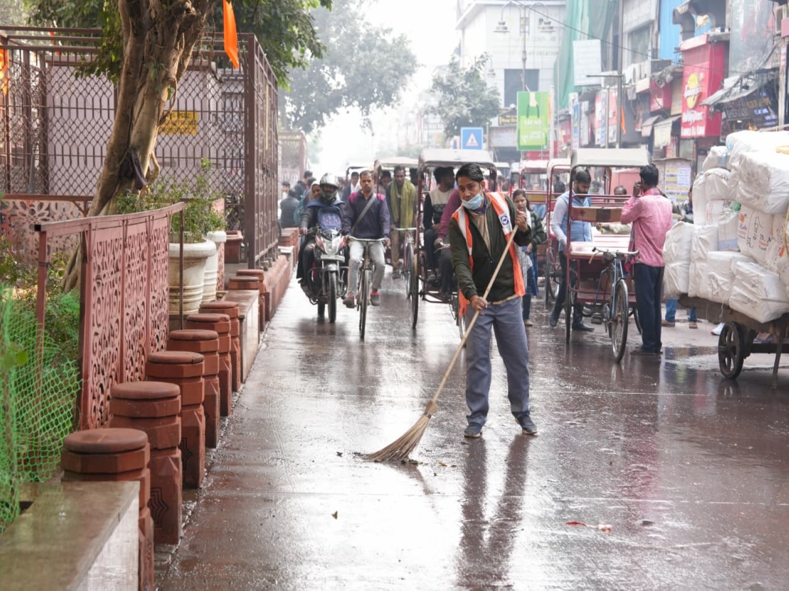 Chandni Chowk revamp begins ahead of UNESCO Cultural Heritage Conference (Photo/CMO)