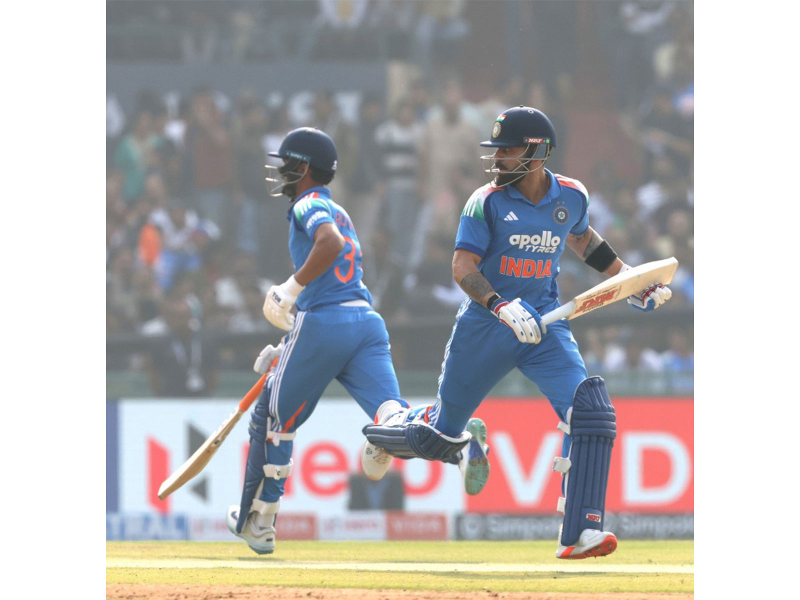 Ruturaj Gaikwad and Virat Kohli. (Photo: @indiancricketteam Instagram)